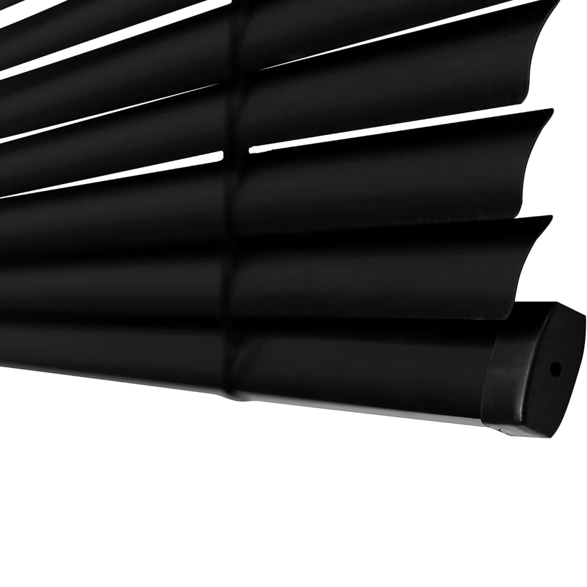Persiana Horizontal PVC 25mm 140x130cm Preta Conthey Evolux - D148034C