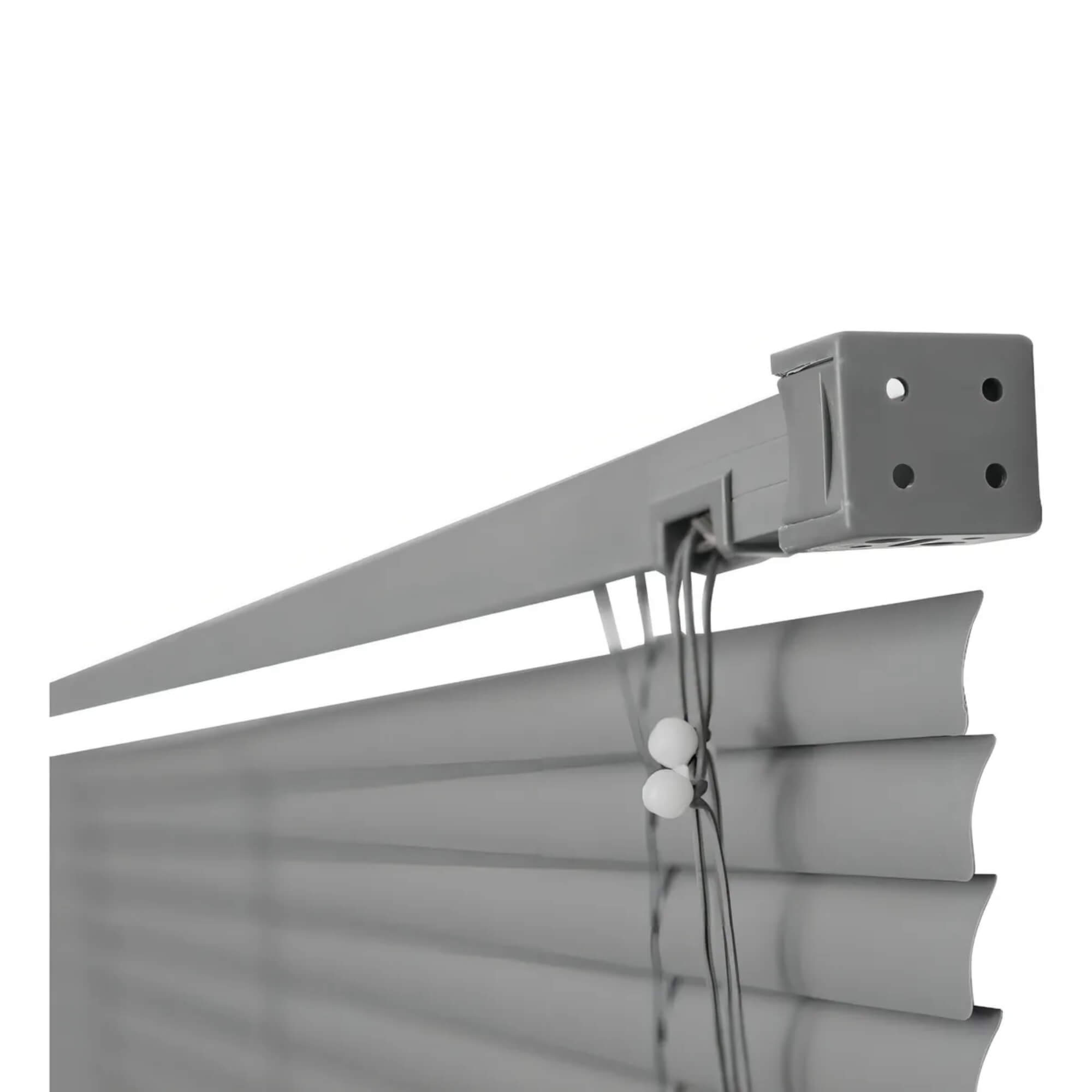 Persiana Horizontal PVC 25mm 140x130cm cor Chumbo Conthey Evolux - D148034M