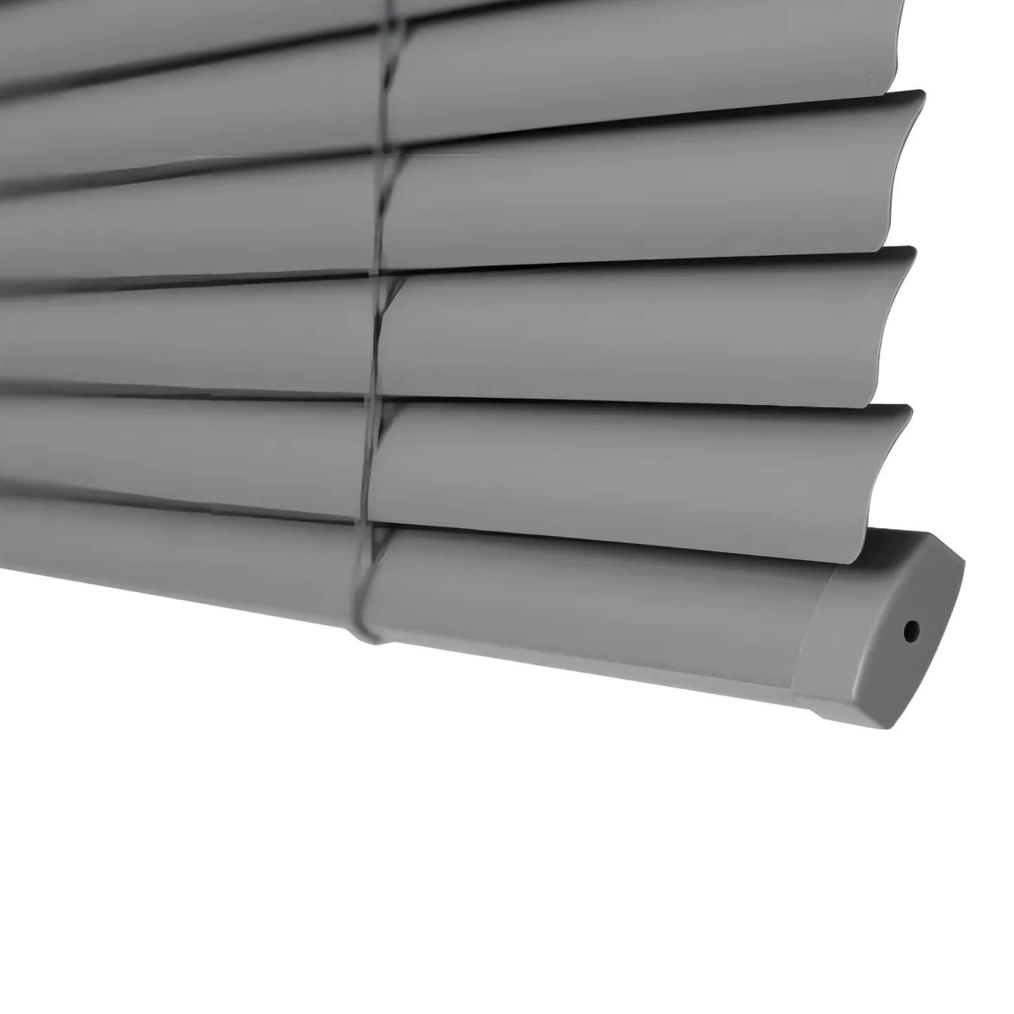 Persiana Horizontal PVC 25mm 140x130cm cor Chumbo Conthey Evolux - D148034M