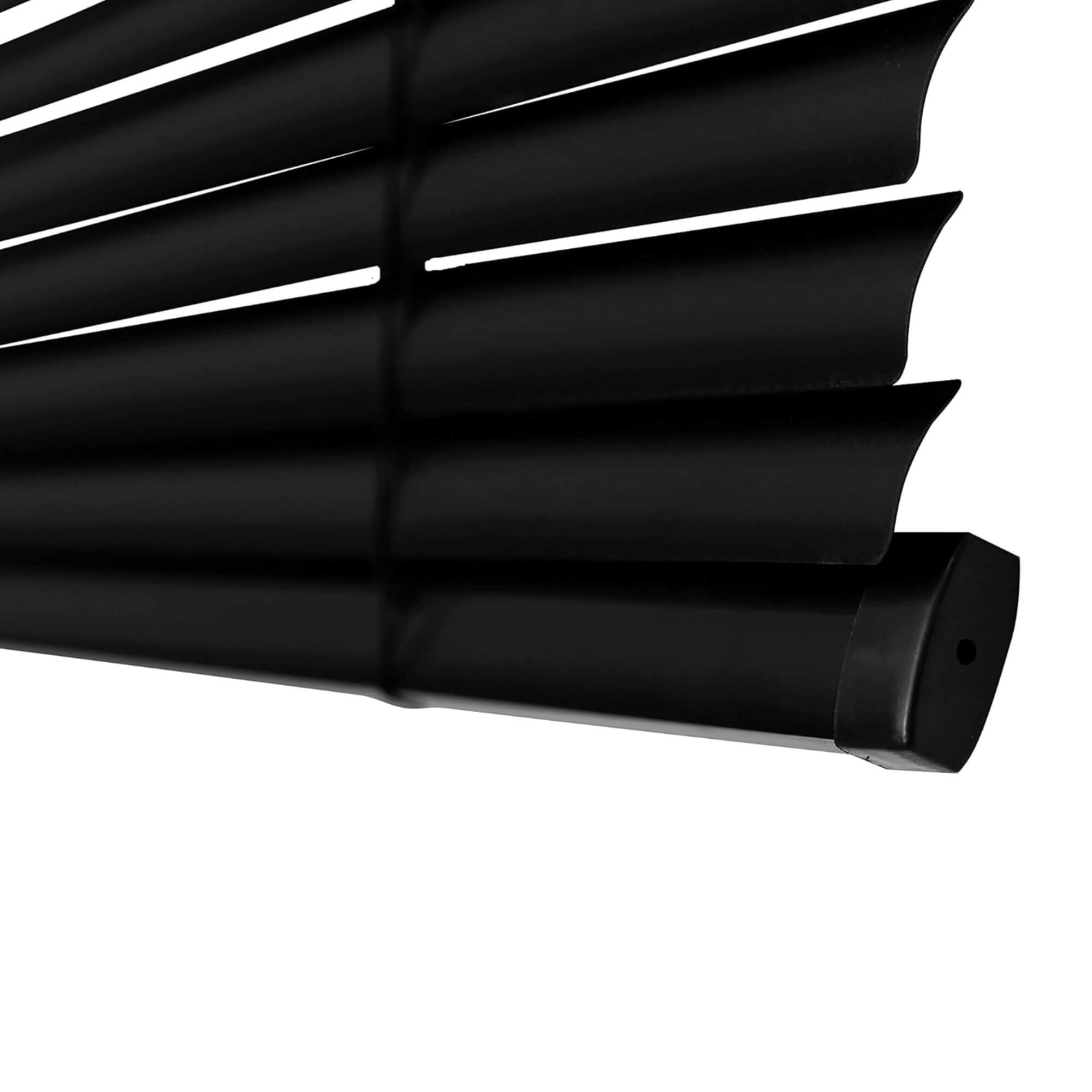 Persiana Horizontal PVC 25mm 160x130cm Preta Conthey Evolux - D148035C