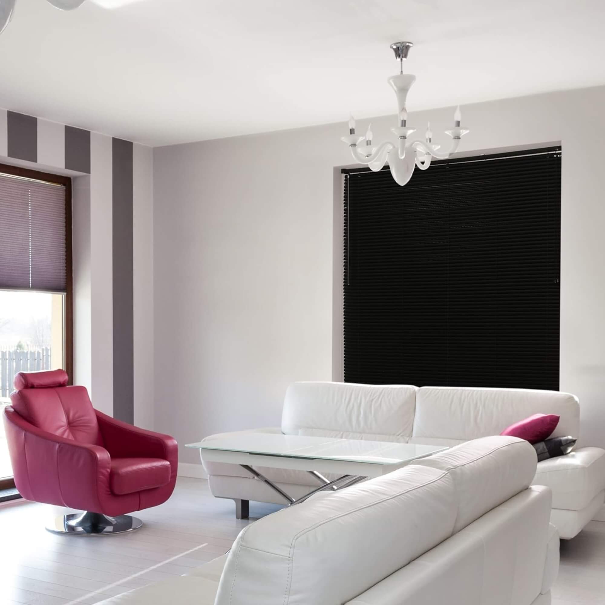 Persiana Horizontal PVC 25mm 160x130cm Preta Conthey Evolux - D148035C