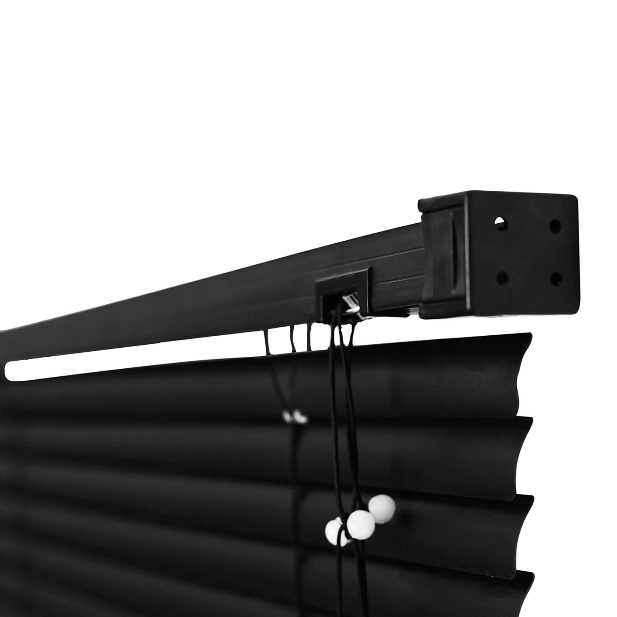 Persiana Premier Horizontal PVC 25mm 140x160cm Preta Conthey Evolux - D113182E
