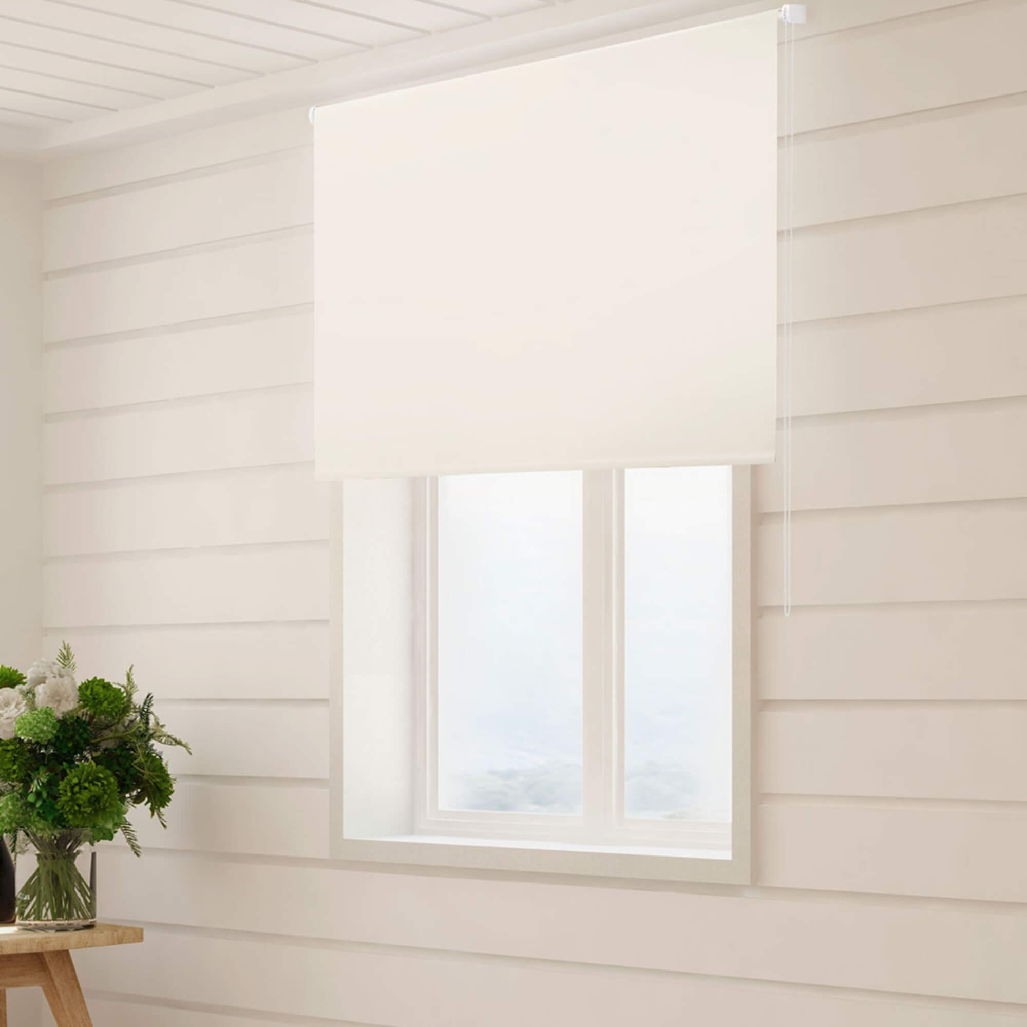 Persiana Rolo Blackout Nouvel 140x160cm Bege Creme Conthey Evolux - D172017A