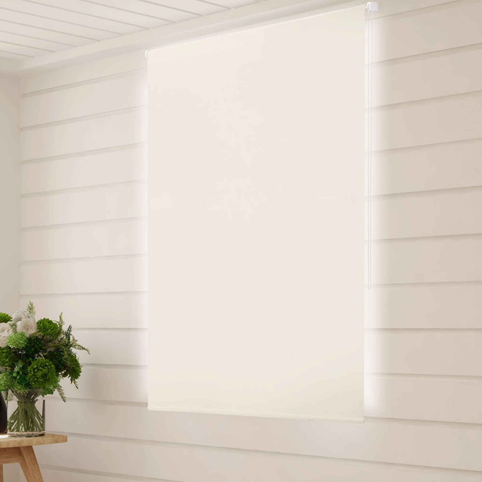 Persiana Rolo Blackout Nouvel 140x160cm Bege Creme Conthey Evolux - D172017A
