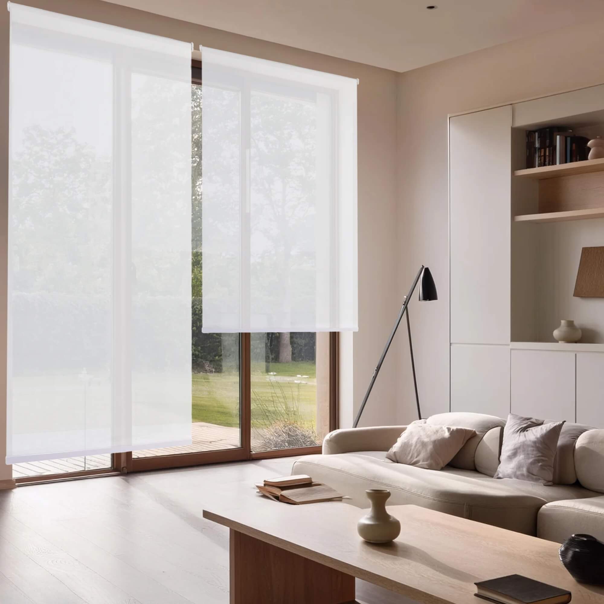 Persiana Screen Rolo Solar 160x160cm Branca Conthey Evolux - D152212A