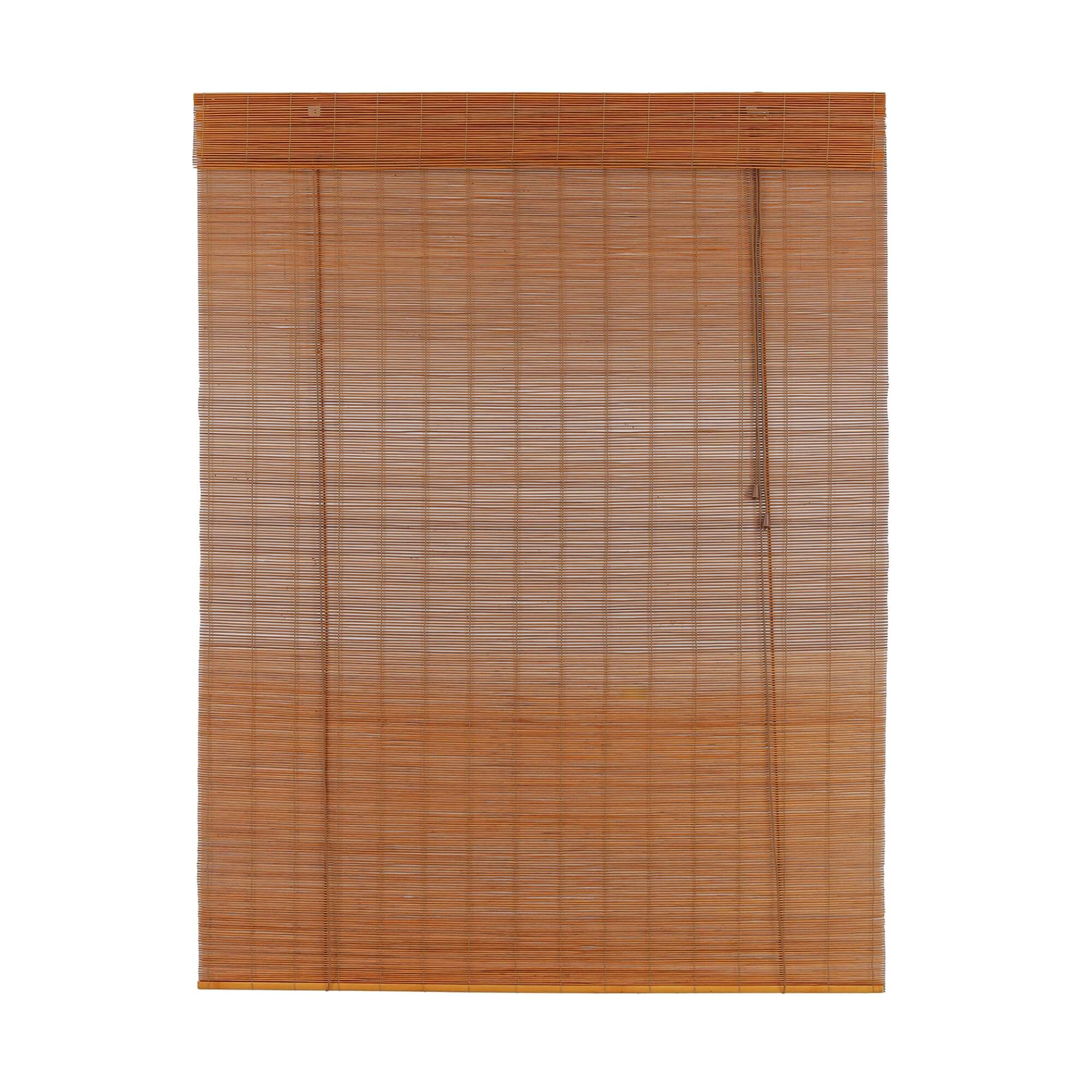Persiana Rolo Bambu 120x160cm cor Cedro Coleção Hanoy para Janela Conthey Evolux - N2303546