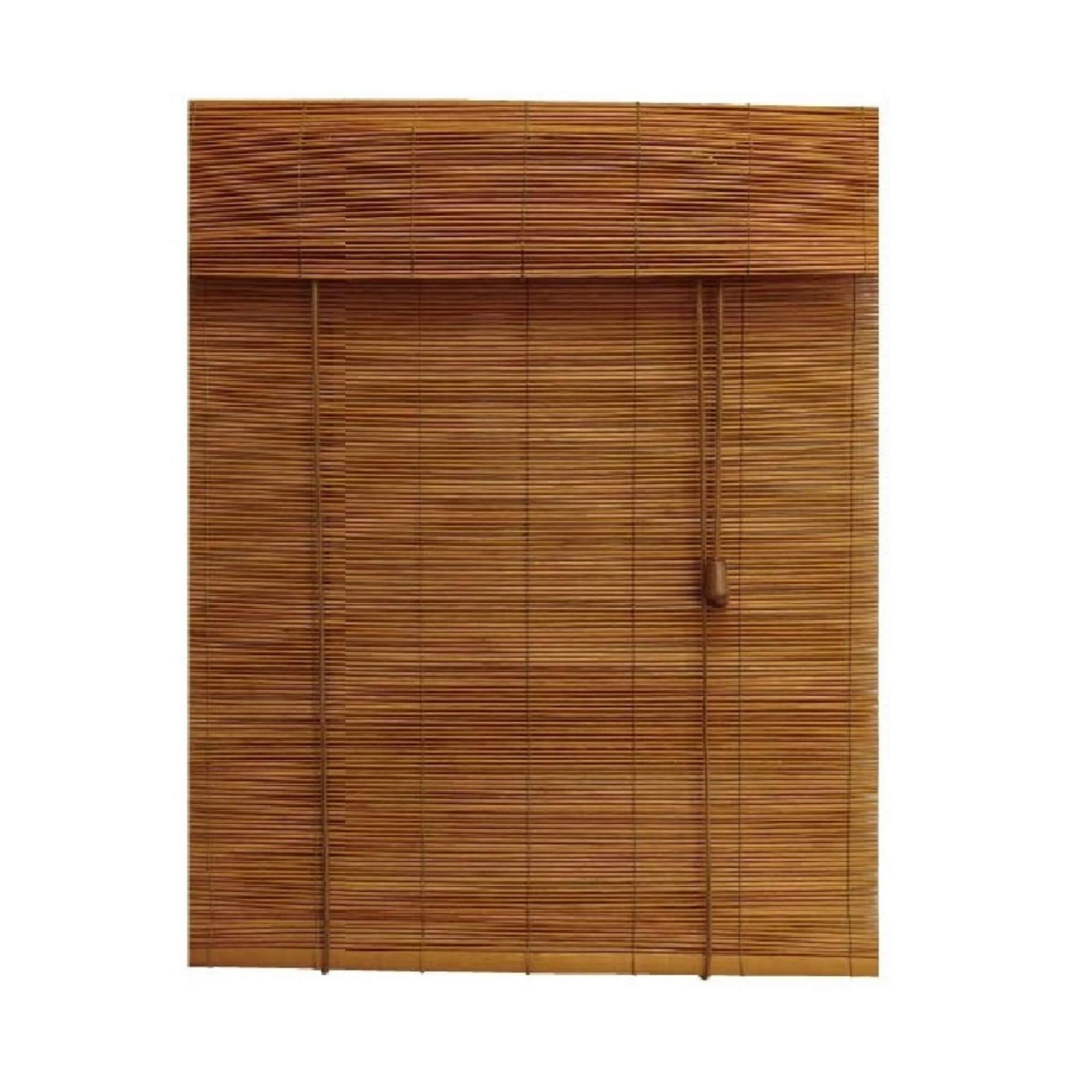 Persiana Rolo Bambu 140x160cm cor Cedro Coleção Hanoy para Janela Conthey Evolux - N2303547