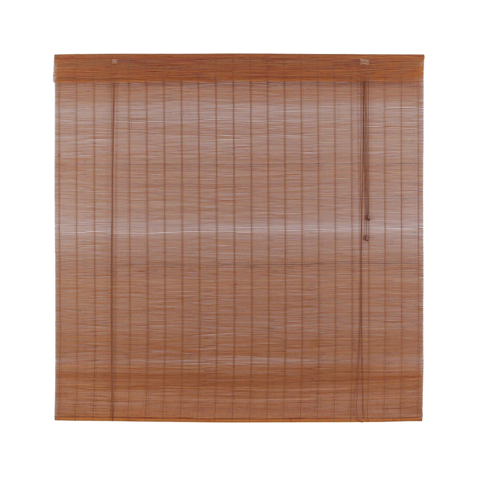 Persiana Rolo Bambu 160x160cm cor Cedro Coleção Hanoy para Janela Conthey Evolux - N2303548
