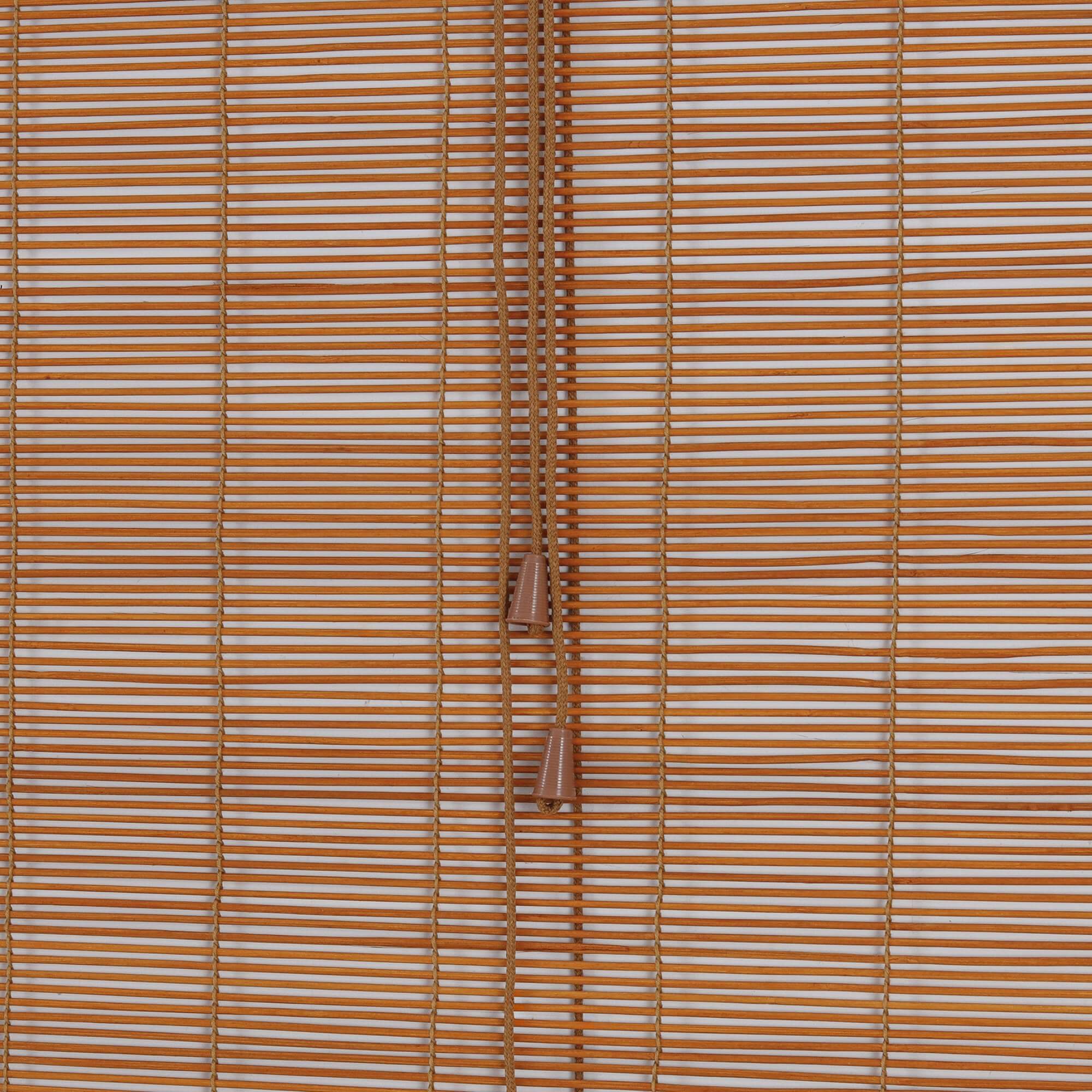 Persiana Rolo Bambu 160x160cm cor Cedro Coleção Hanoy para Janela Conthey Evolux - N2303548