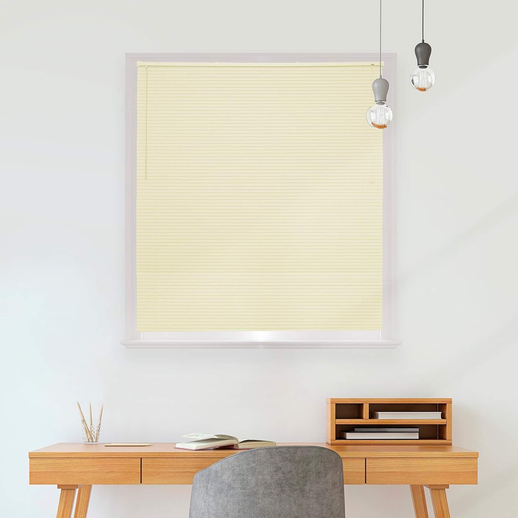 Persiana PVC 25mm 80x130cm Bege para Janela Conthey Evolux - D157281A