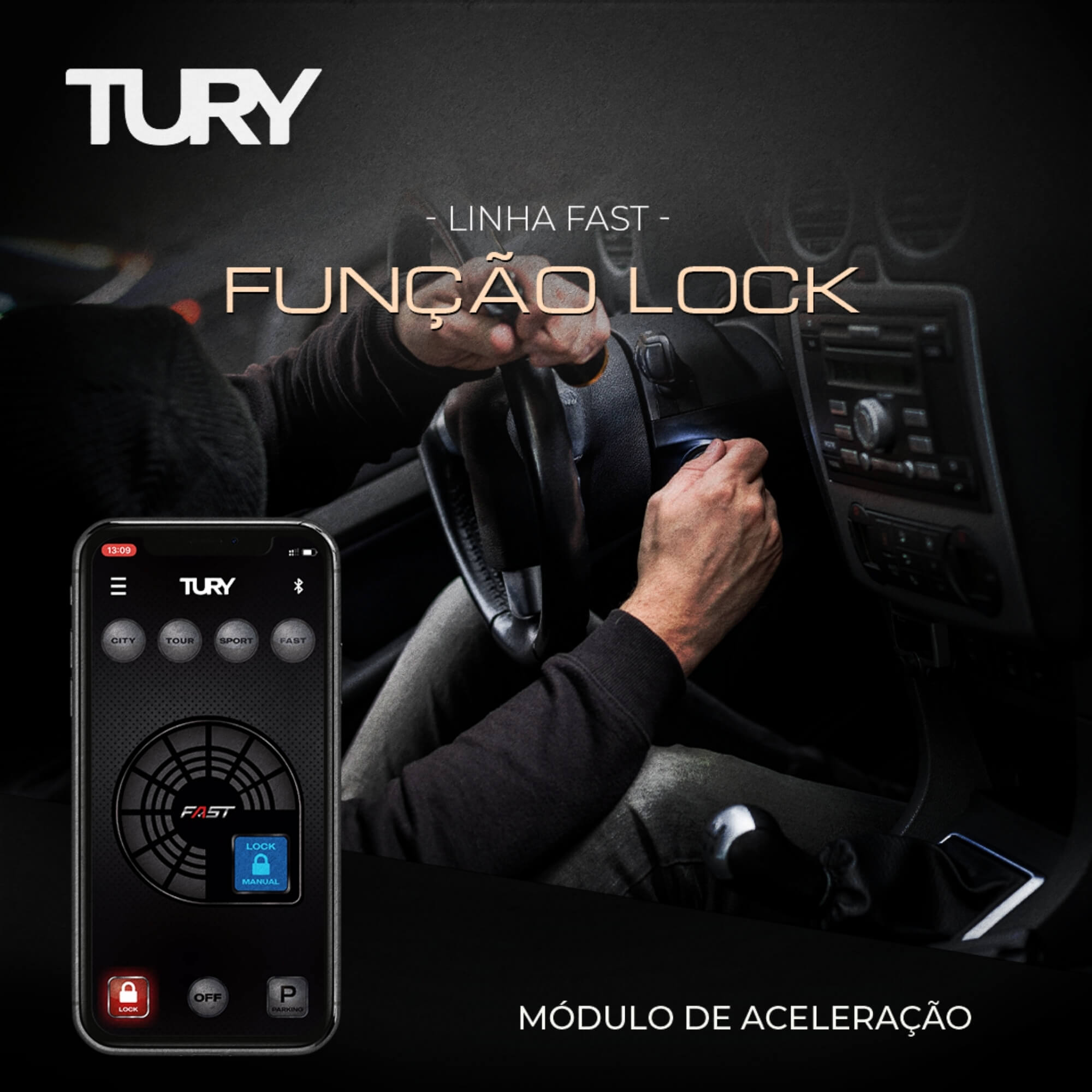 Módulo Variador de Avanço de Aceleração compatível c/ C3, C2, C5, Xsara Tury - FAST_MAX_5.0AN