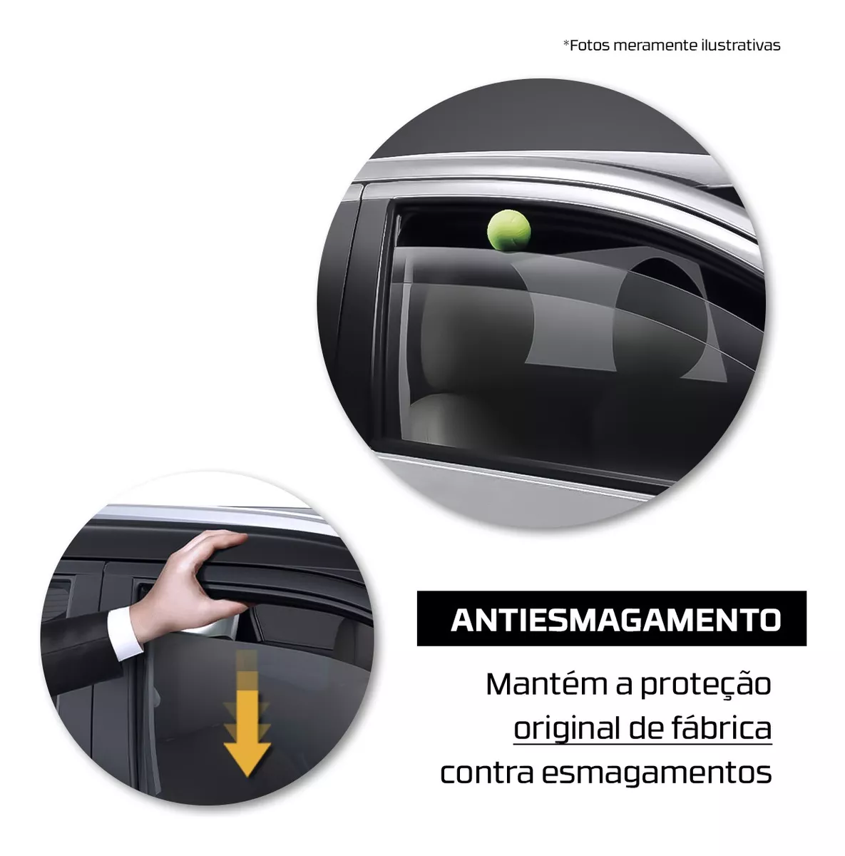 COMP Módulo  de Vidros Elétricos Antiesmagamento RAV4 13/19 + Retrovisorers Tury