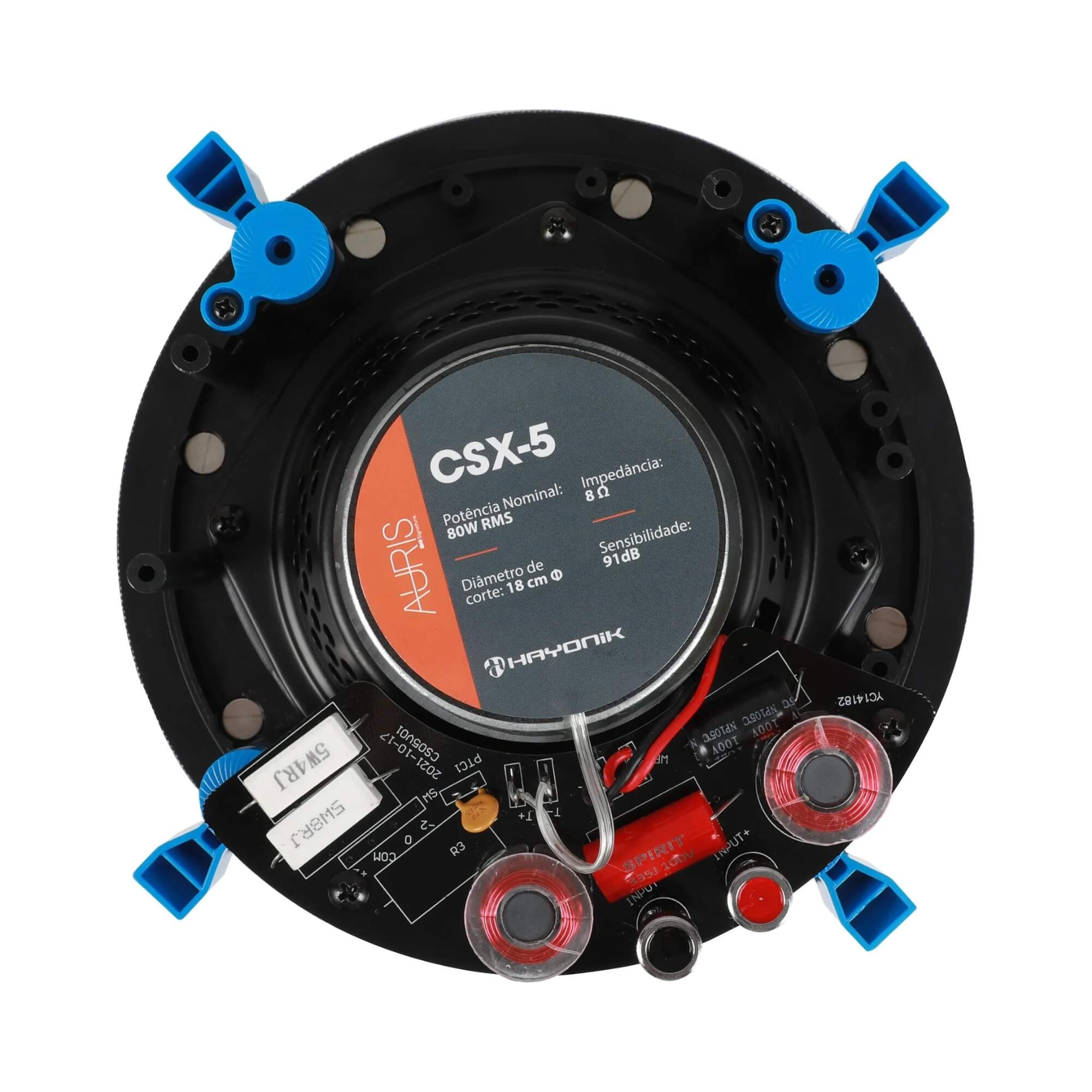 Arandela Auris CSX-5 80W RMS 8Ohms 70Hz-20KHz cor Branca Hayonik - 0000084076