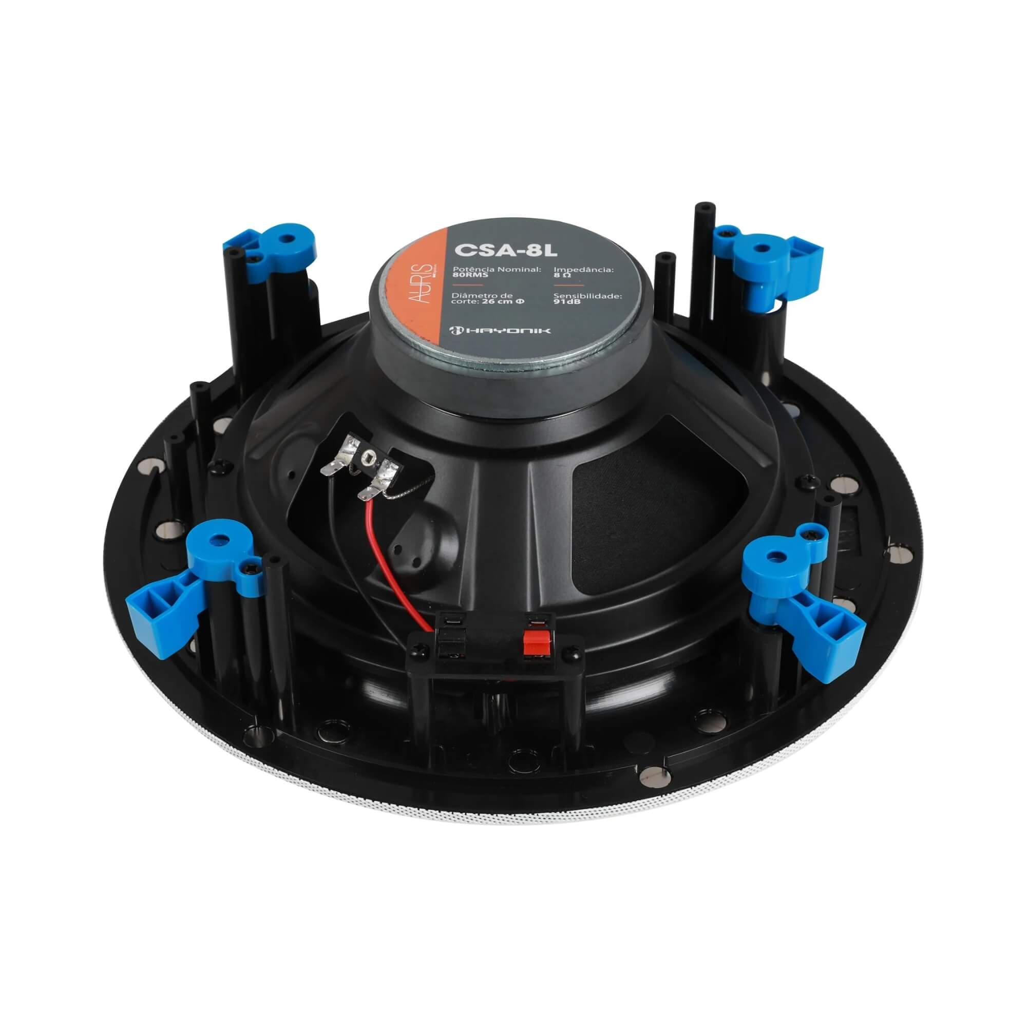 Arandela Auris CSA-8L 80W RMS 8Ohms 70Hz-20KHz cor Branca Hayonik - 0000084087