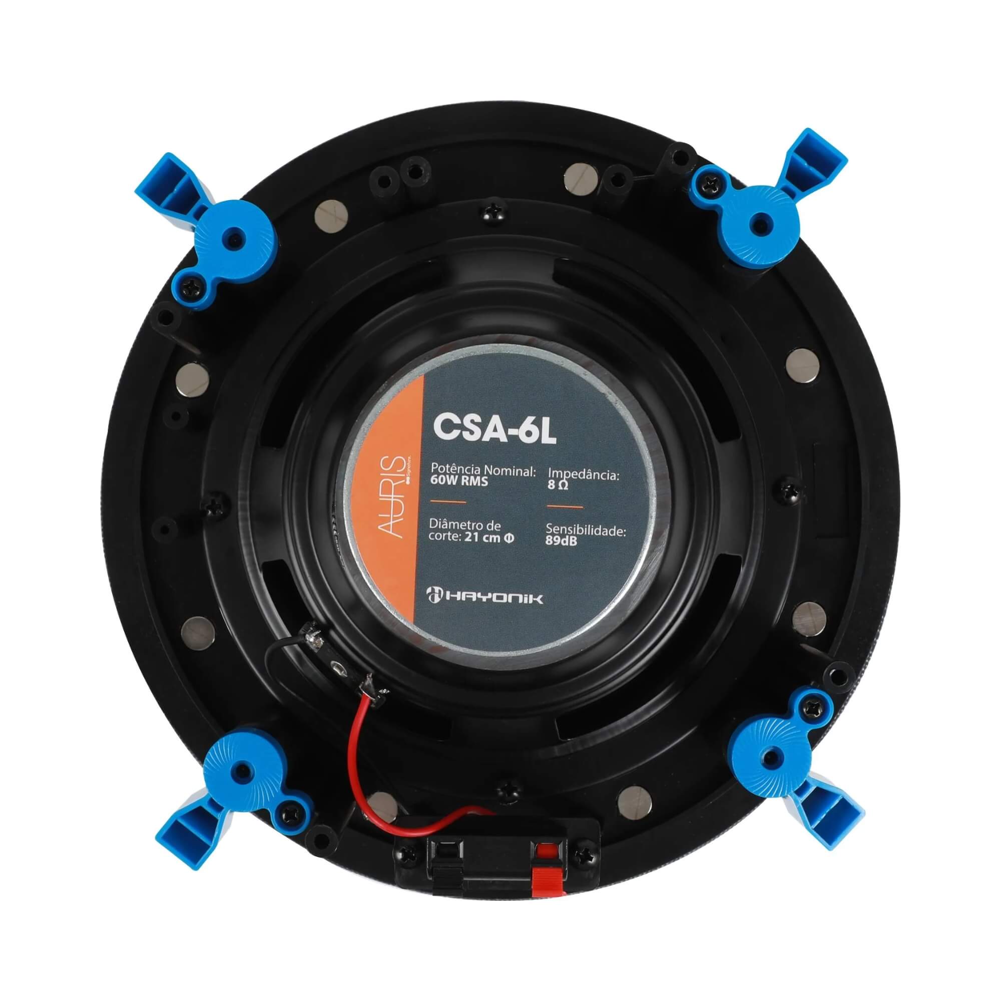 Arandela Auris CSA-6L 60W RMS 8Ohms 70Hz-20KHz cor Branca Hayonik - 0000084085