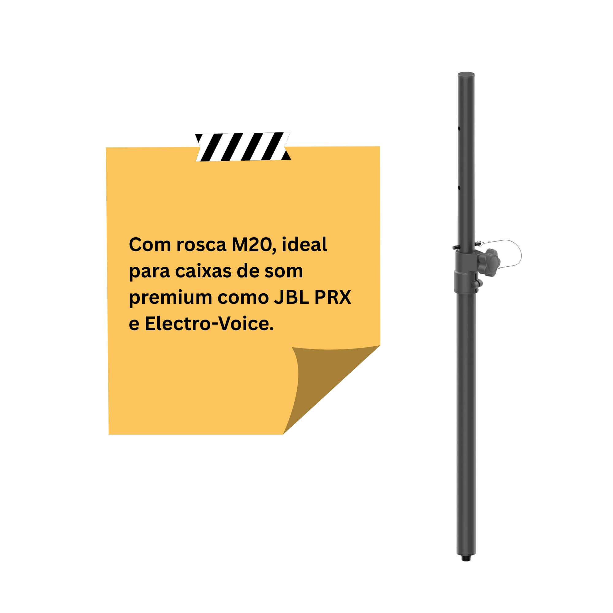 Suporte Extensor para Caixas de Som M20 - SM120 Hayonik - 0000084563