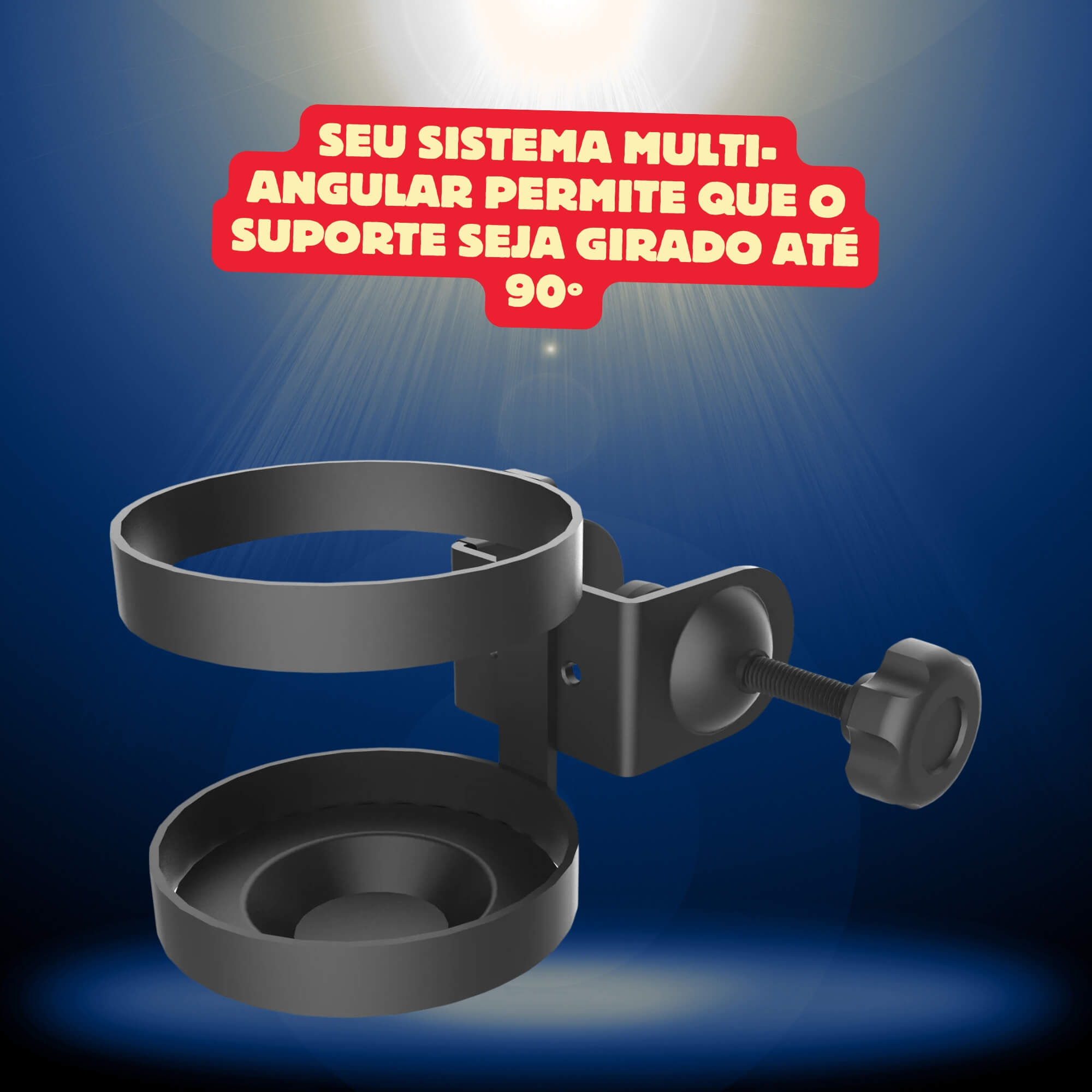 Suporte para Copo com Sistema Multi-Angular de até 90º SC100 Hayonik - 0000084559