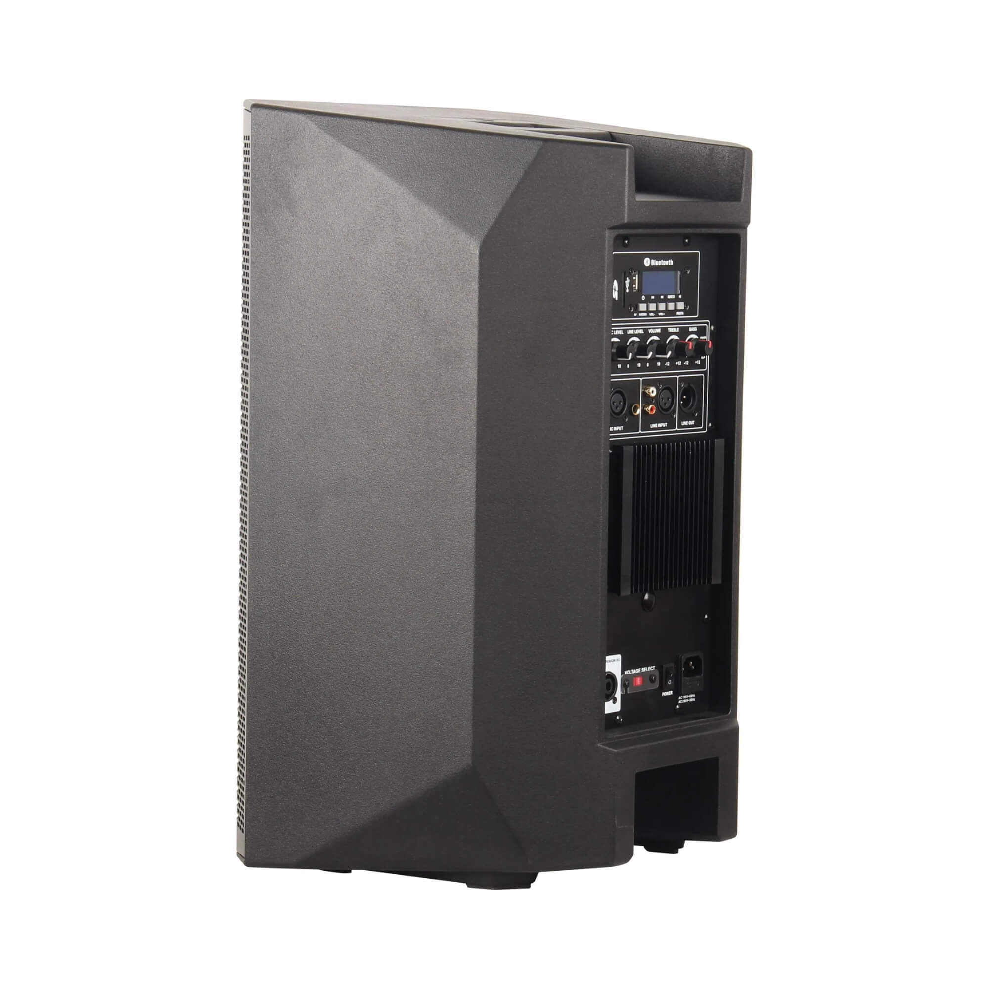 Caixa Acústica Ativa PRO12 360W RMS Bluetooth USB SD Rádio FM Hayonik - 0000080427