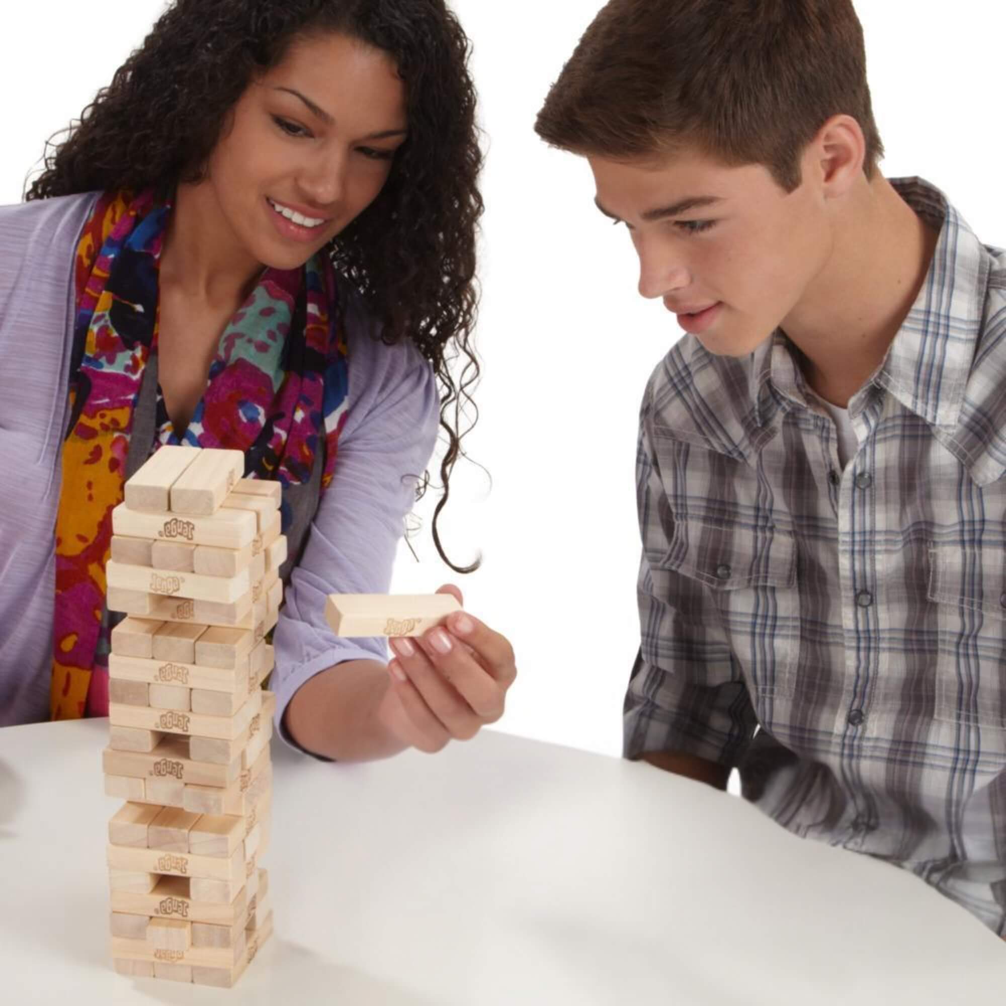 COMP Jogo Ludo Espacial Xalingo + Cartas UNO Mattel + Torre de Blocos Jenga Hasbro
