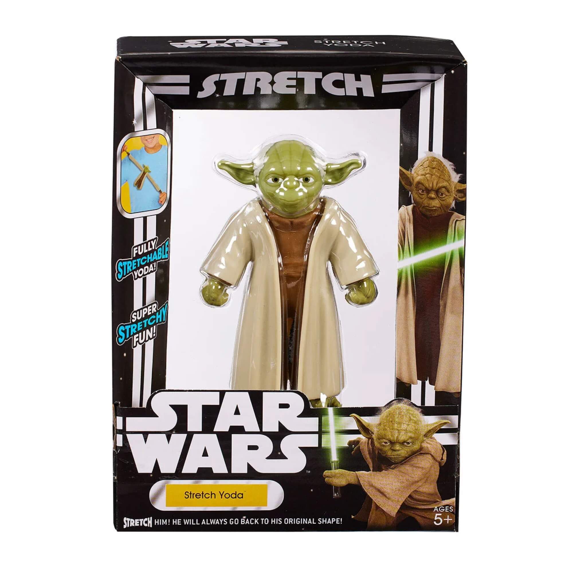 COMP Kit 3 Bonecos Elásticos Star Wars Goo Jit Zu – C-3PO + Stormtrooper + Yoda – Sunny 17cm