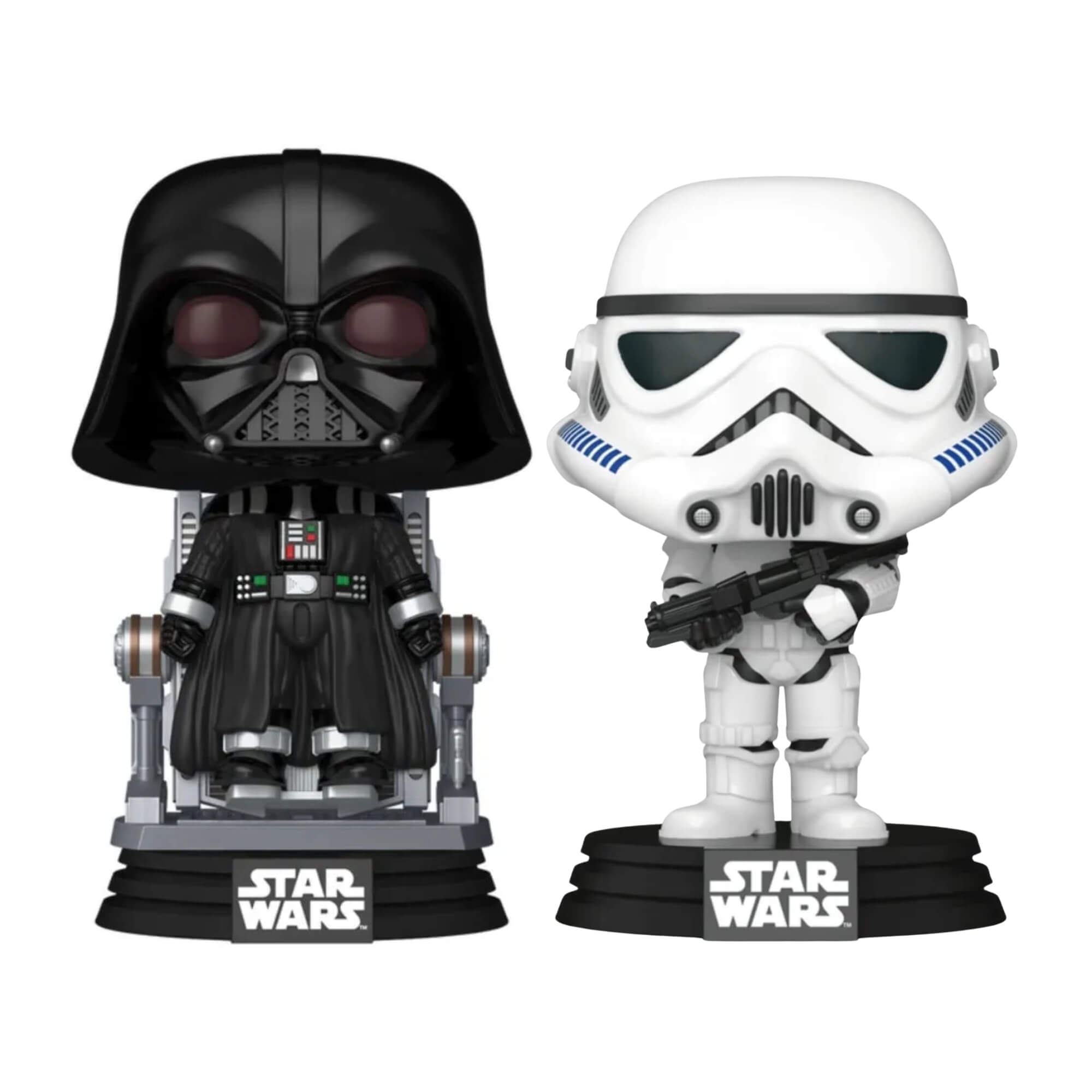 COMP Kit 2 Funko Pop! Star Wars Candide – Darth Vader Rebuild + Stormtrooper Episódio IV