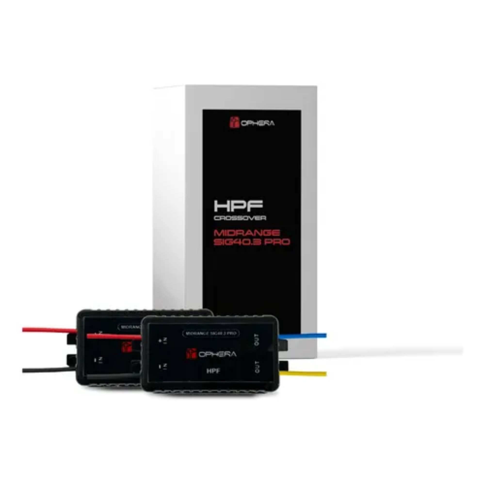 COMP Kit Midrange Ophera SIG40.3 PRO 3" 80W + Crossover 3 Vias HPF/LPF – Upgrade p/ Kit 2 Vias