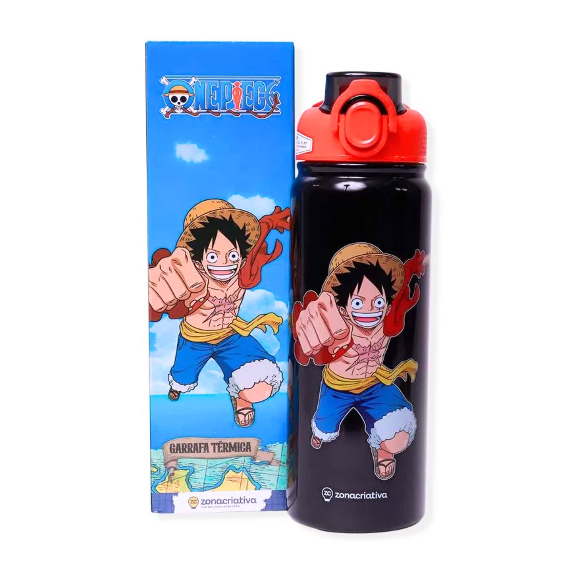 COMP Kit One Piece - Garrafa 650ml + Caneca Mágica 300ml Zona Criativa