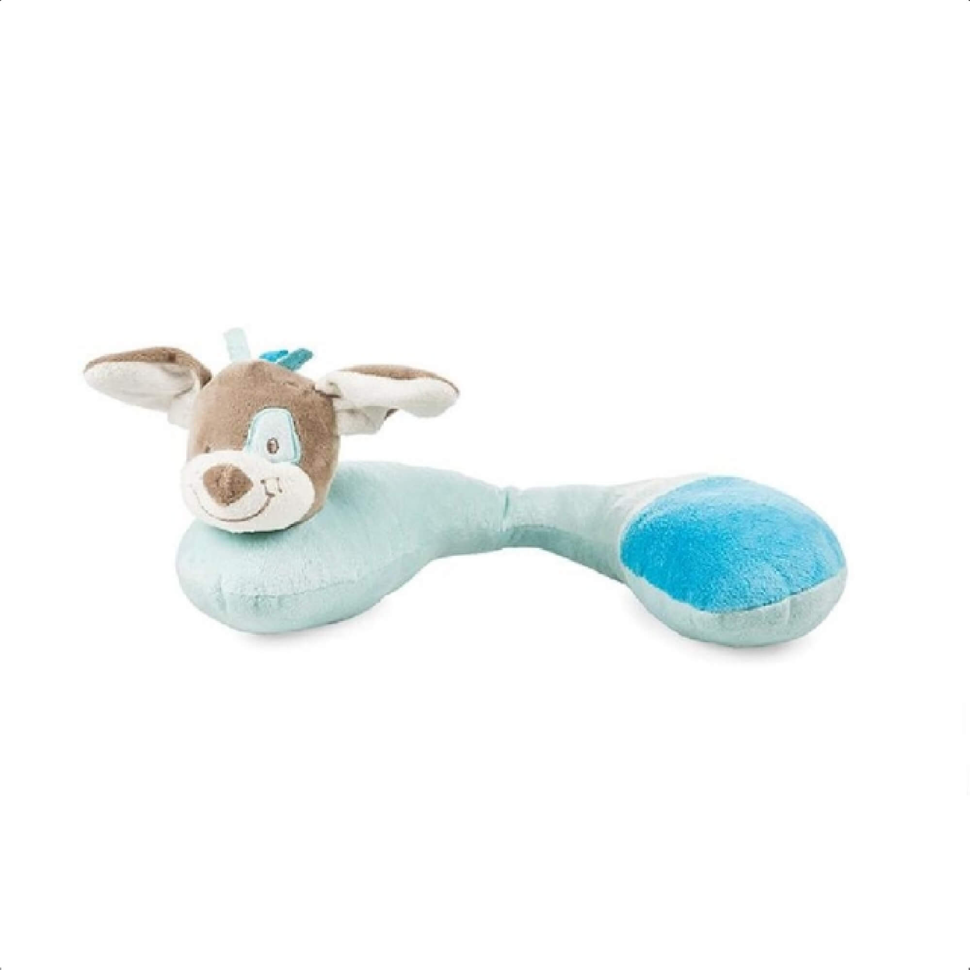 COMP Kit Cadeira de Descanso Nap Time Azul + Suporte de Pescoço Cachorrinho Azul KaBaby