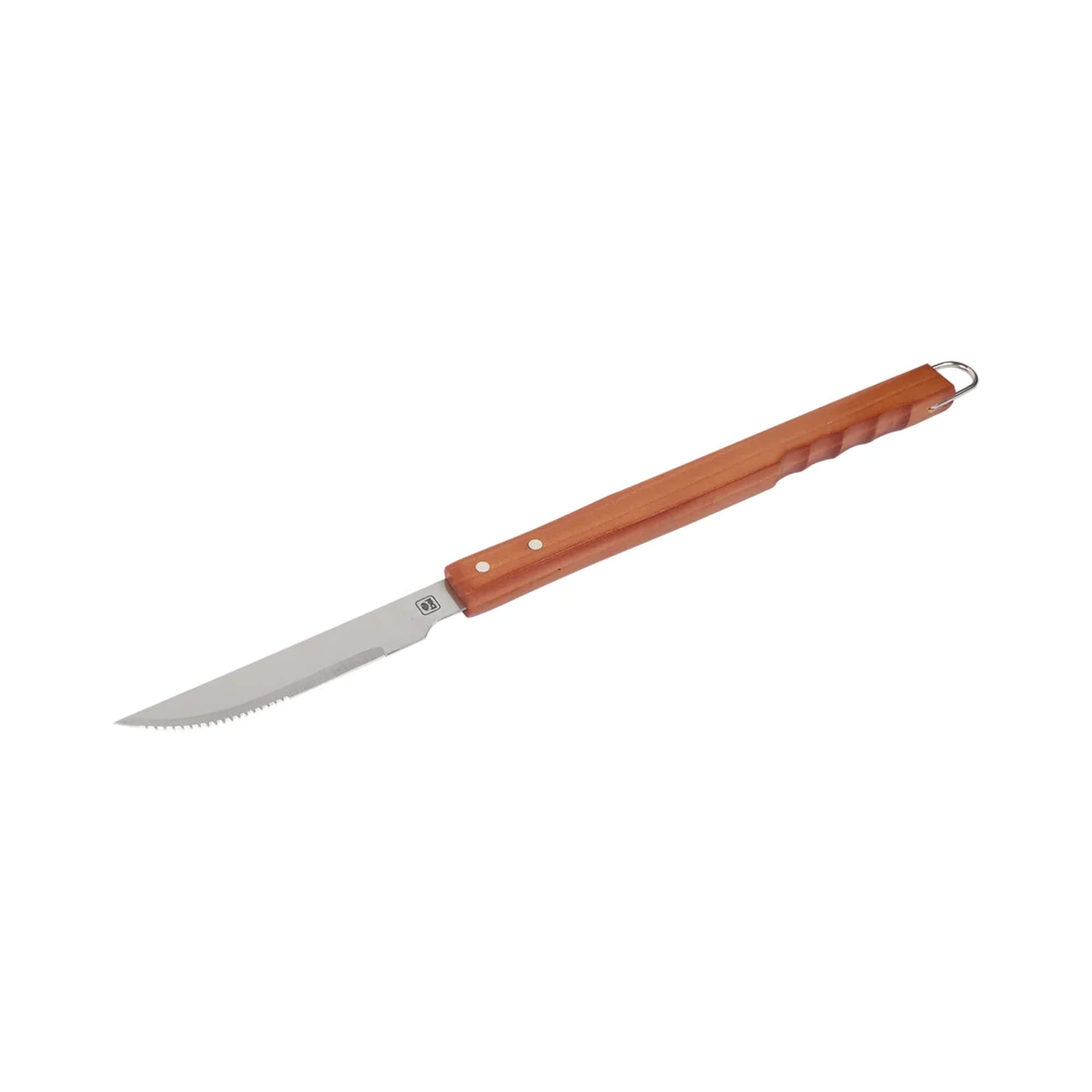 COMP Kit Tábua Tramontina Muiracatiara 45x34cm + Jogo Churrasco Inox 4 Peças Bel com Cabo de Madeira