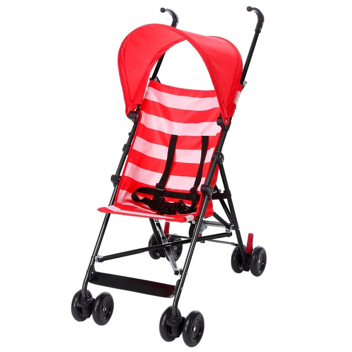 COMP Kit Carrinho Guarda-Chuva Vermelho Multikids BB558 + Almofada 2D Macia Disney BabyGo