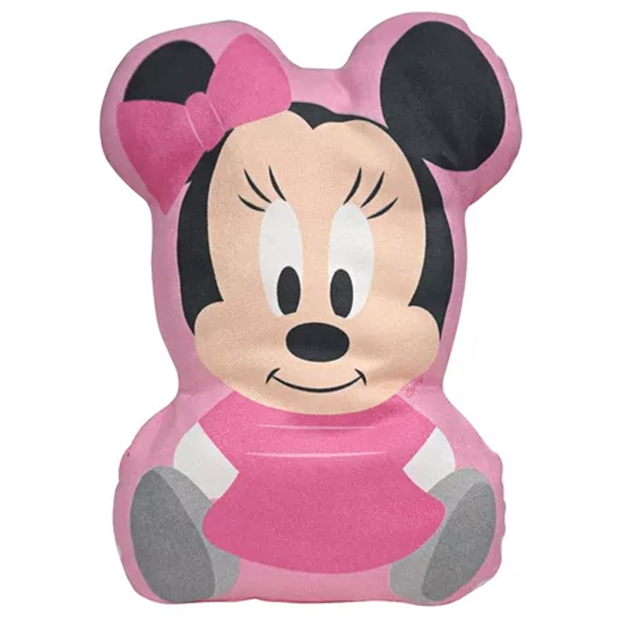 COMP Kit Carrinho Guarda-Chuva Vermelho Multikids BB558 + Almofada 2D Macia Disney BabyGo