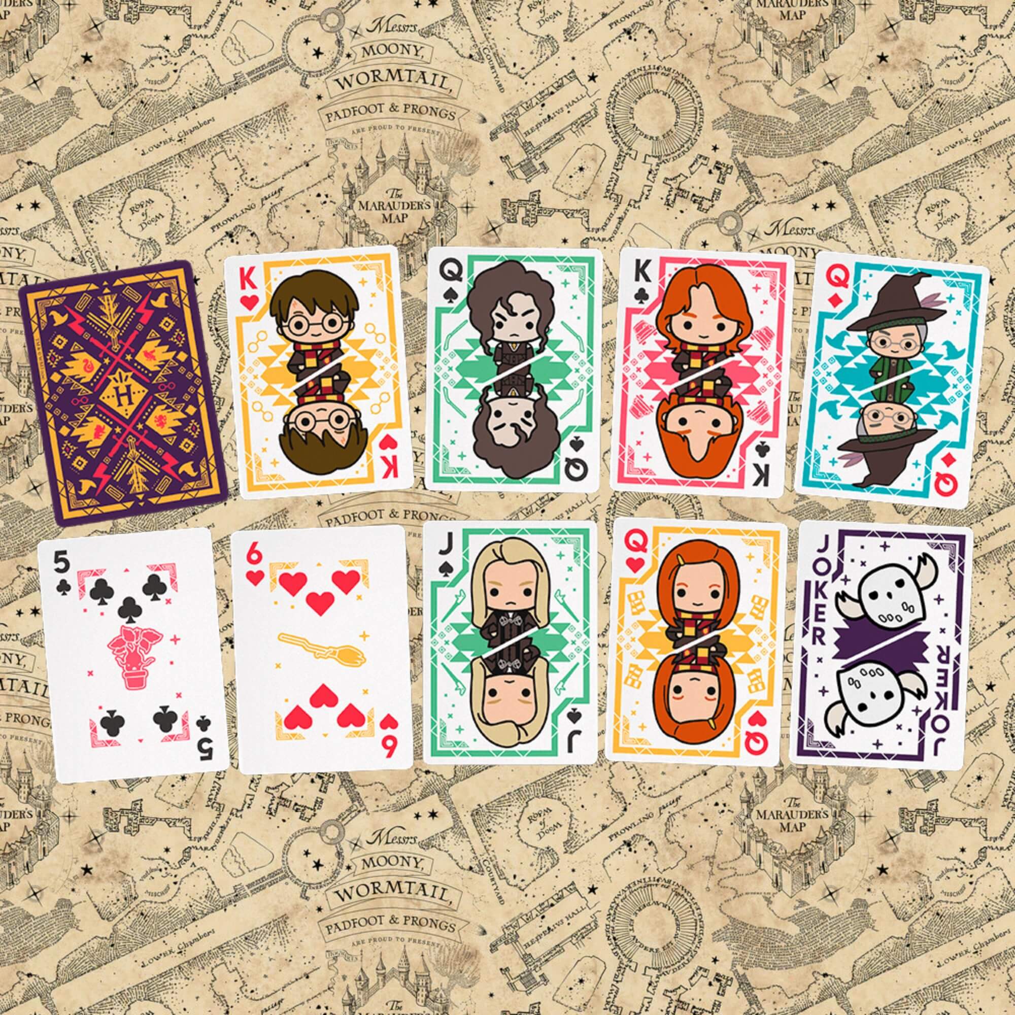 COMP Kit Harry Potter Quebra-Cabeça 200 Peças + Baralho Copag Ilustrado Colecionável