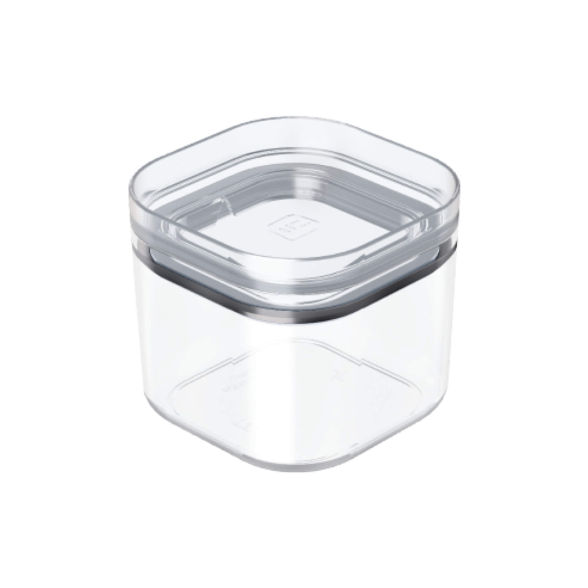 COMP Kit 4 Potes Organizadores Herméticos com Tampa 2,2L 1,5L 1L 450ml Transparente PP Plástico