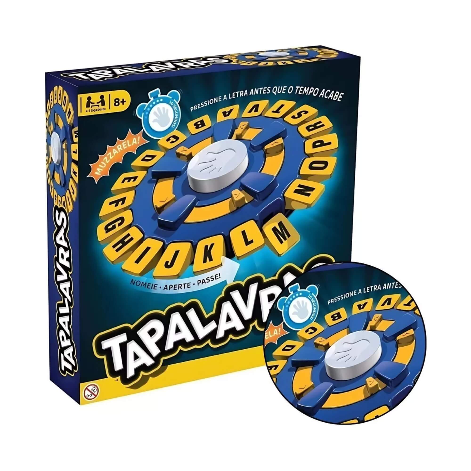 COMP Kit Educativo Infantil Jogo ABC Montando Palavras II + Jogo Tapalavras