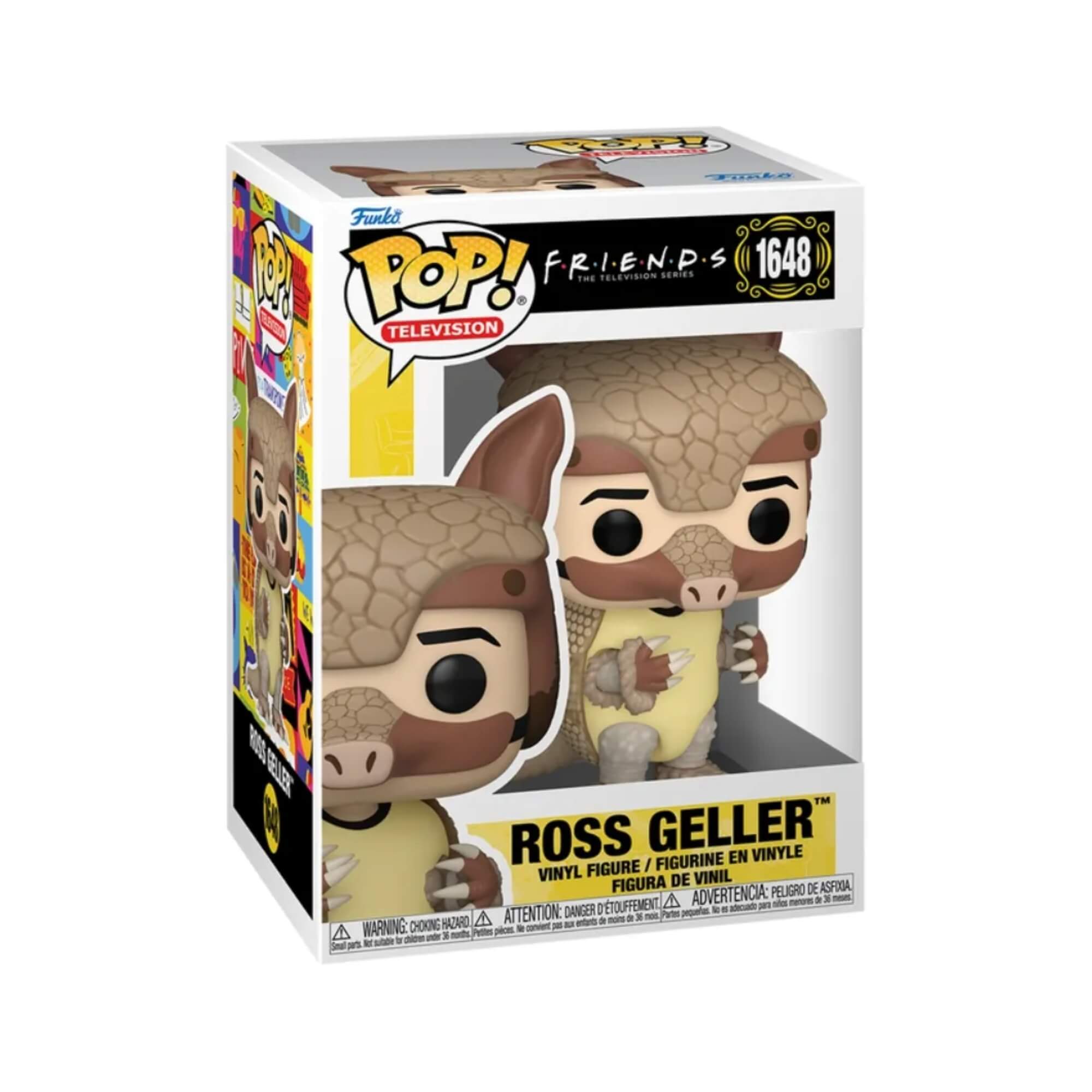 COMP Kit Funko Pop Friends - Rachel Sra. Whiskerson, Ross Tatu e Chandler NY Bonecos Colecionáveis