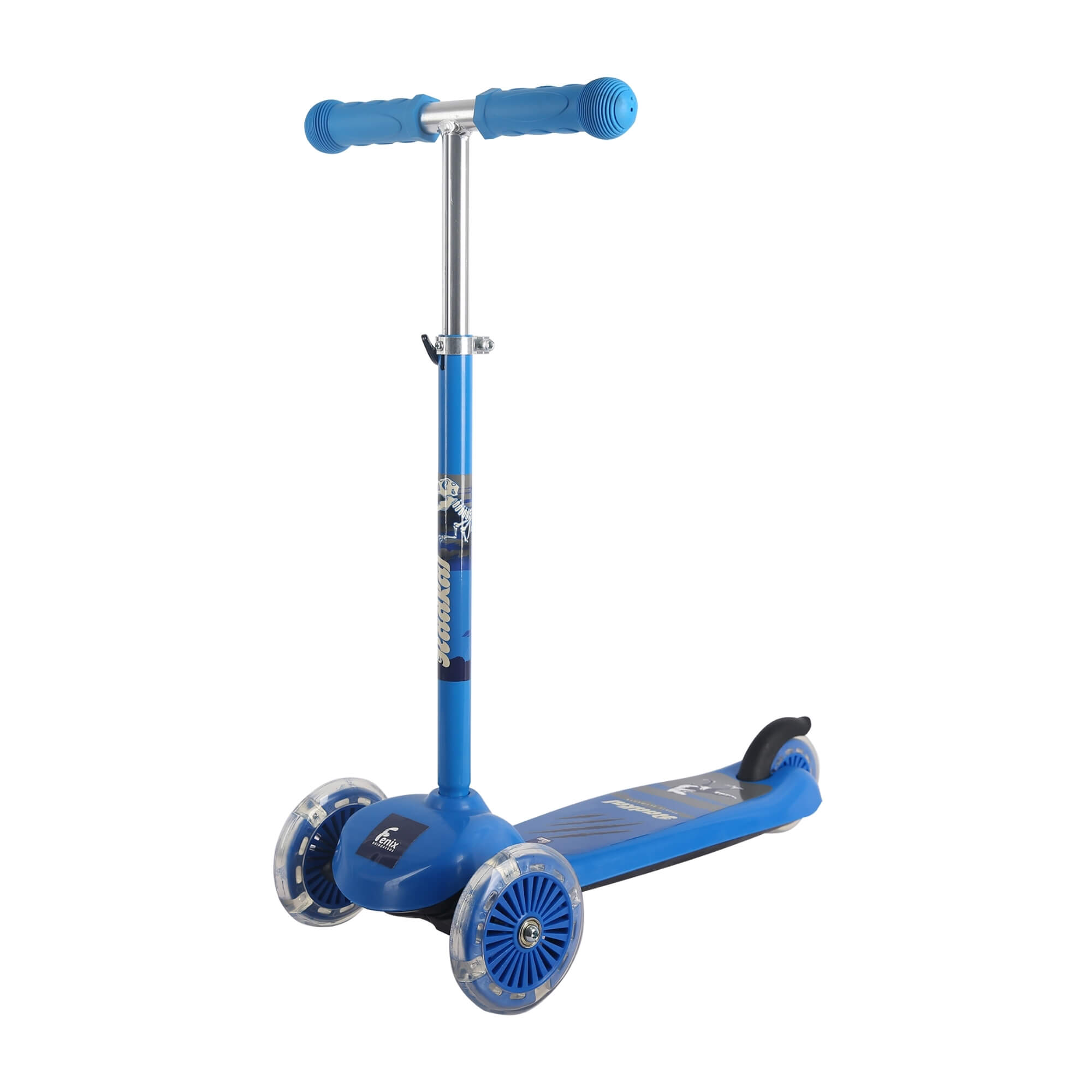 Patinete Infantil 3 Rodas Dino com Luz Fenix - PTA-02D