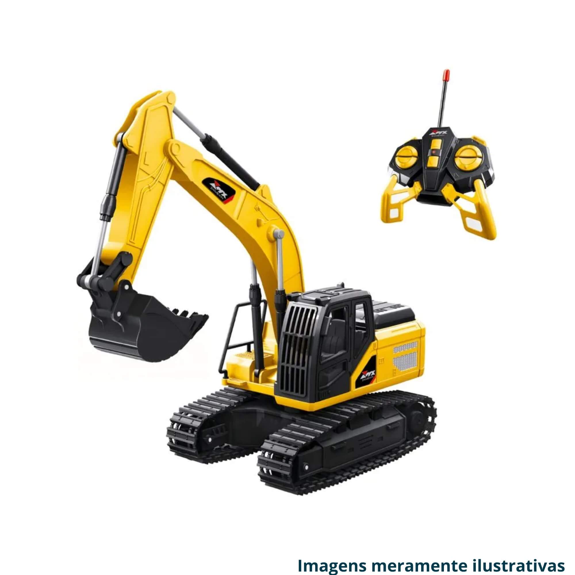 Brinquedo Infantil Escavadeira com Controle Remoto Fenix Brinquedos - CCT-450