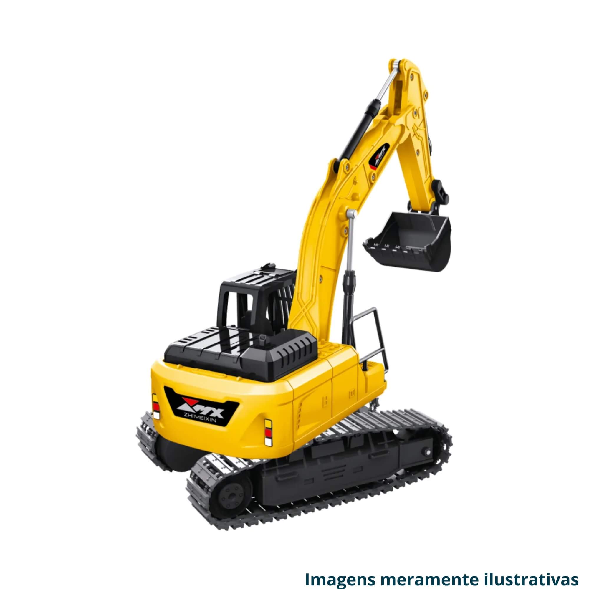 Brinquedo Infantil Escavadeira com Controle Remoto Fenix Brinquedos - CCT-450