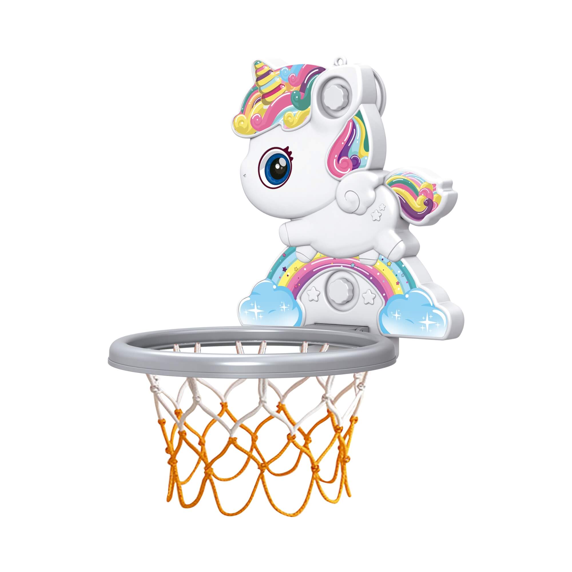 Brinquedo Infantil Cesta de Basquete Unicórnio Fenix - BBA-487U