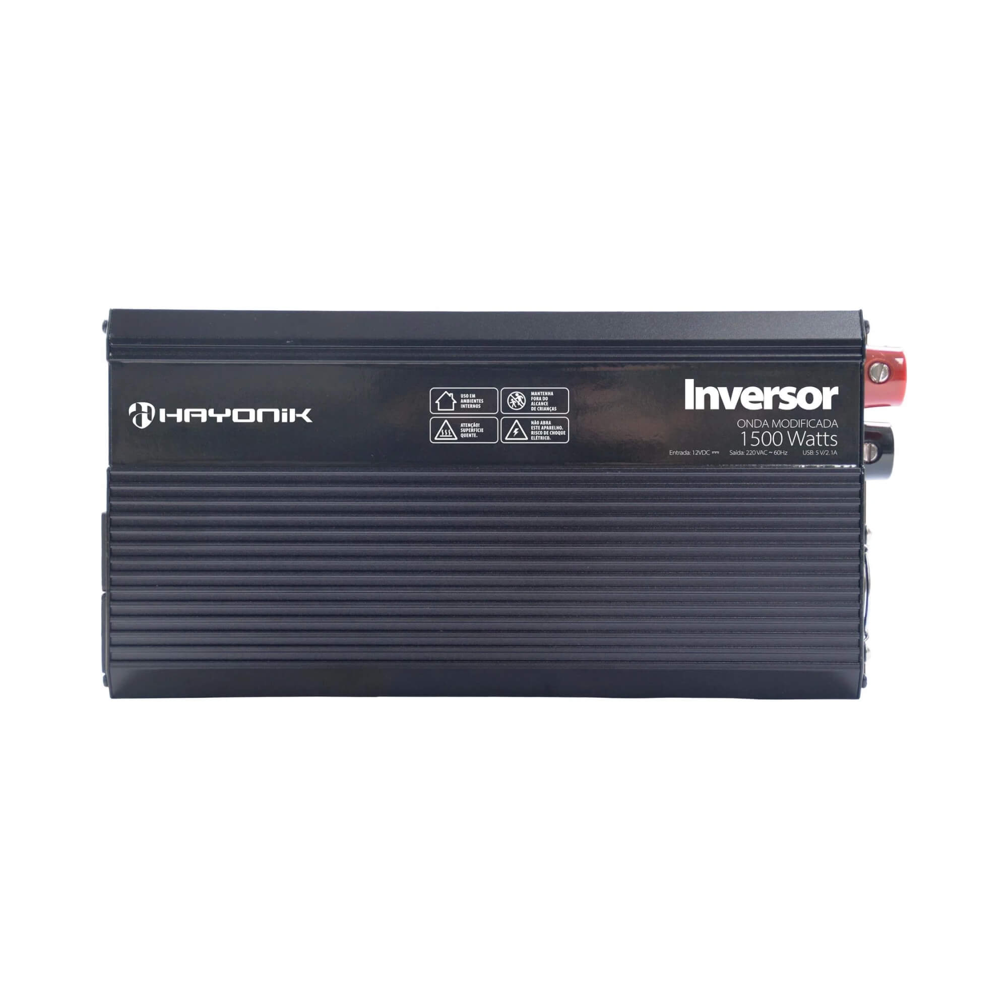 Inversor de Onda Modificada MSW1215 1500W 12V/220V USB Hayonik - 0000084821