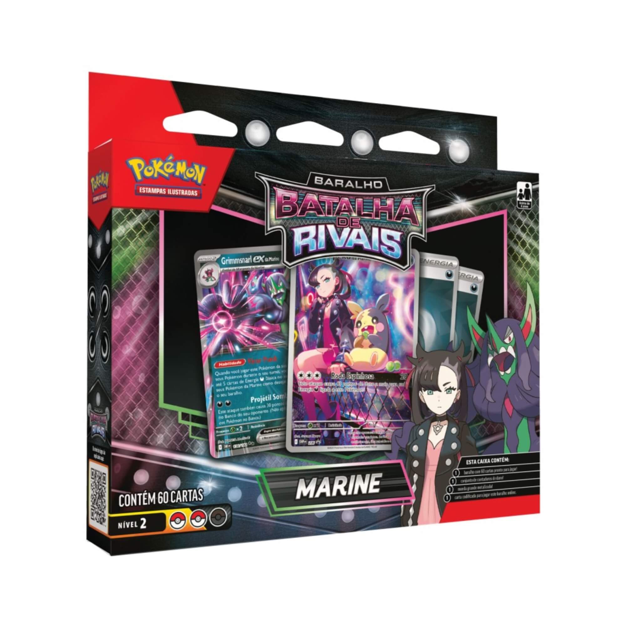 Pokemon 2x Decks Batalha de Rivais - Marine e Steven Copag - 35251