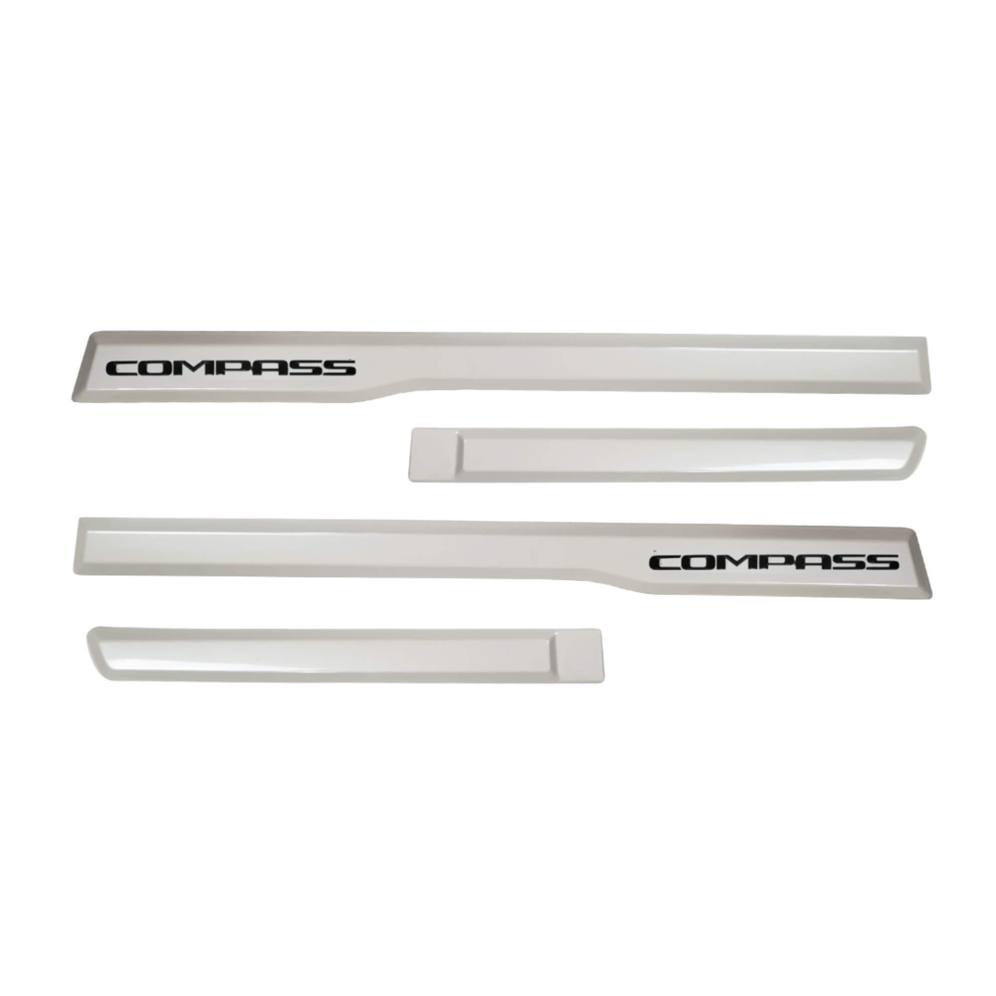 VAR Friso Tipo Original 4P 4 Peças Grid - Escolha o Modelo Modelo:Compass 2021 em diante - Branco Polar