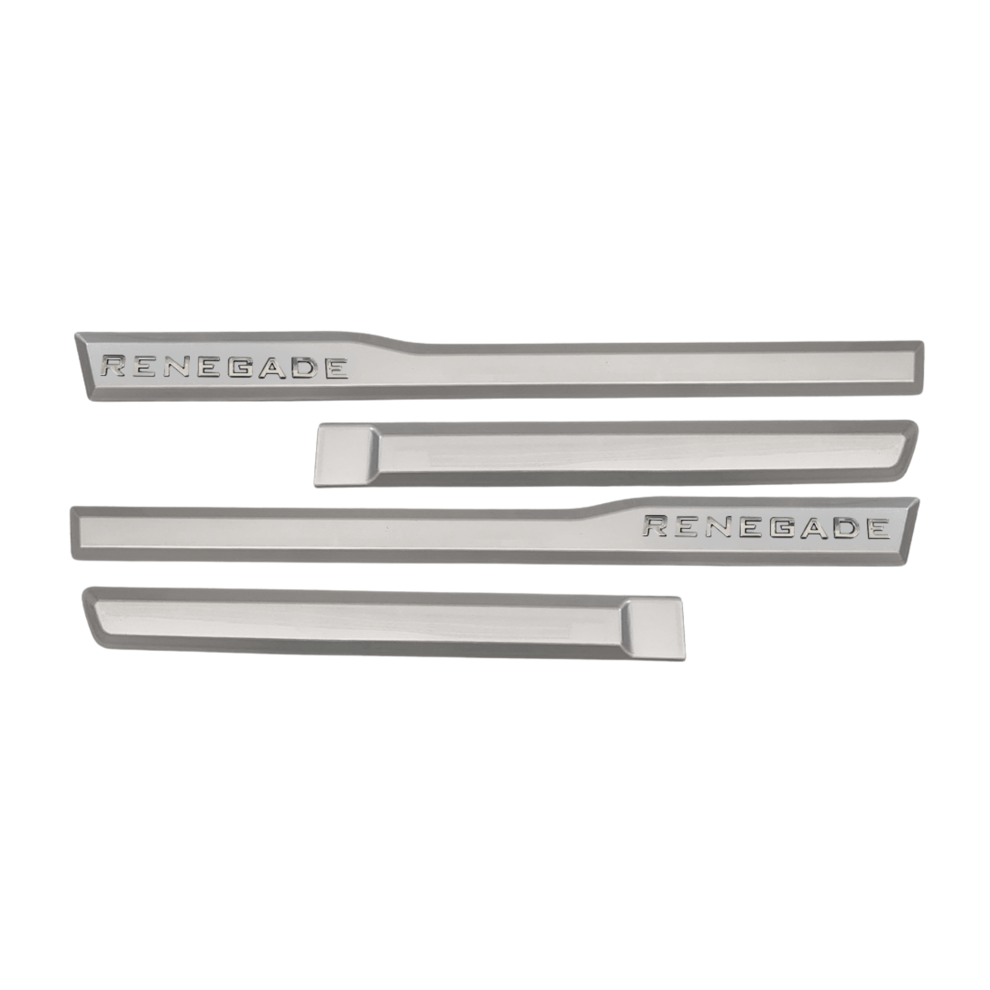 VAR Friso Tipo Original 4P 4 Peças Grid - Escolha o Modelo Modelo:Renegade 2022 em diante - Prata Billet