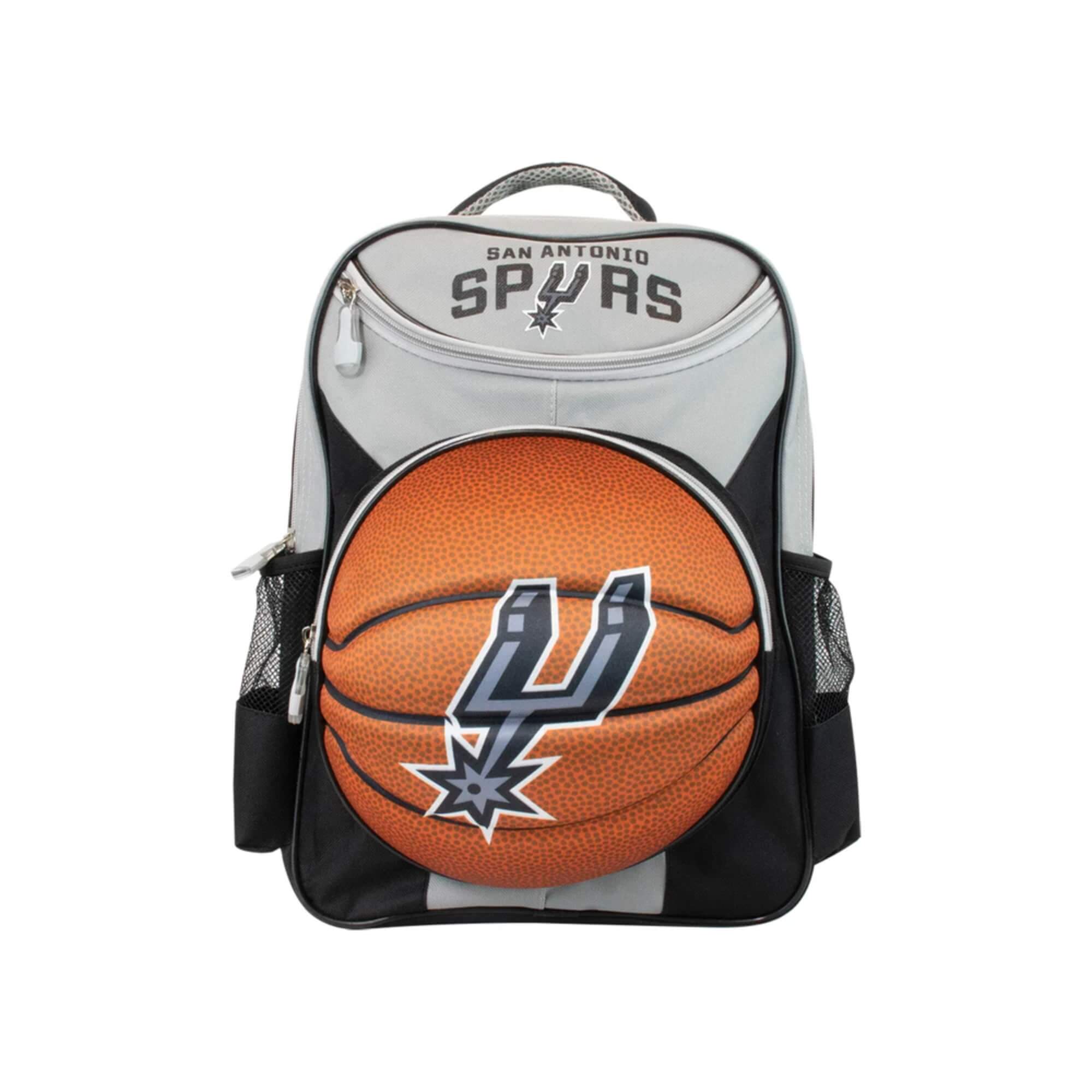 COMP Kit Mochila Infantil 3D Bola Spurs Futebol e Magia + Garrafa Dobrável 550ml com Canudo