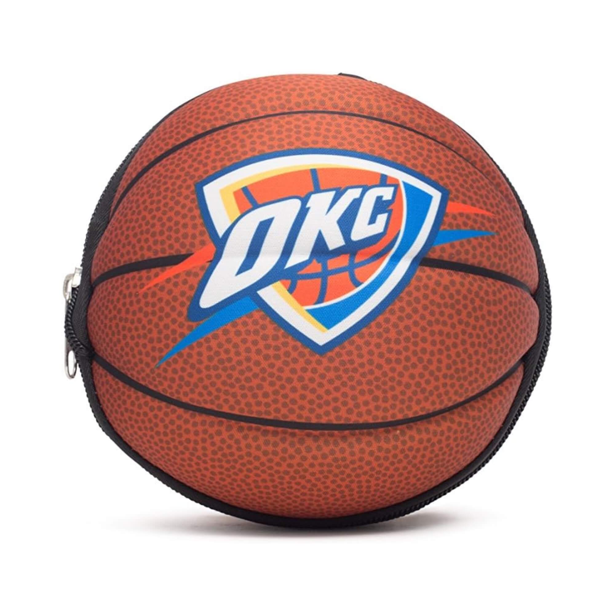COMP Kit Bolsa Térmica NBA Oklahoma City Thunder 4,7L + Garrafa Dobrável 550ml Futebol e Magia