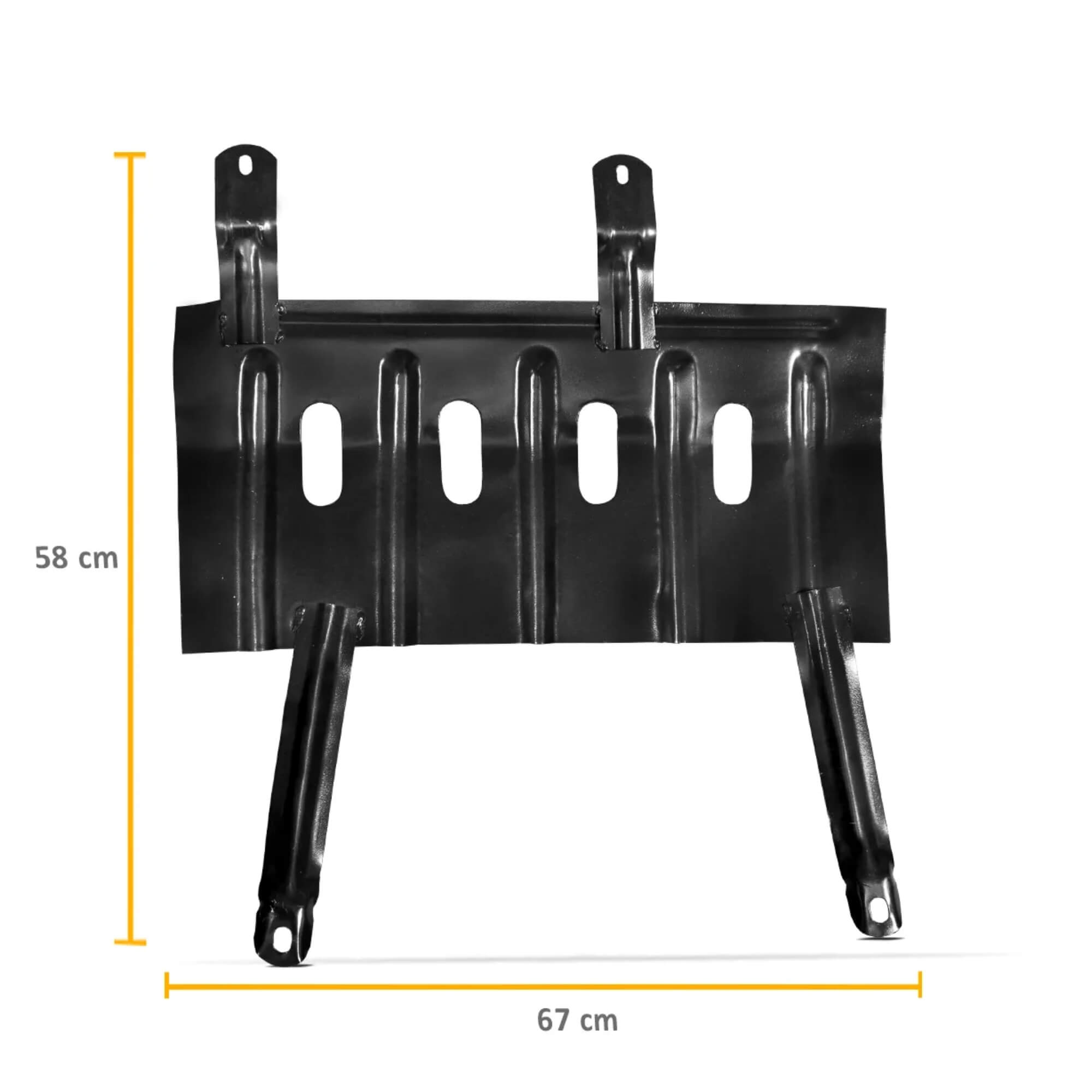 Protetor de Cárter Aço Versa 2021 A 2024 Protetor Motor 1mm Atos - AT-7051