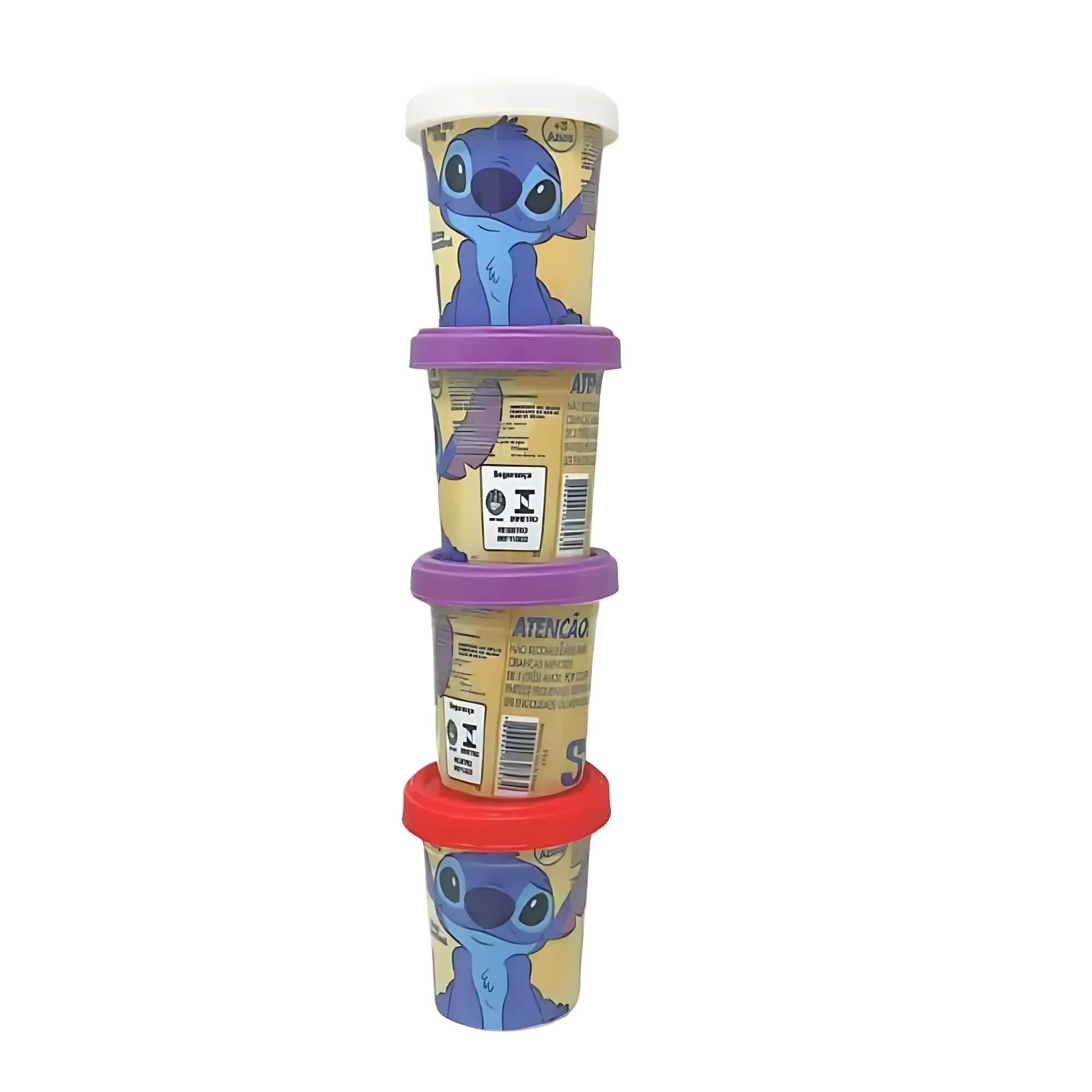 COMP Kit Massinha Stitch Disney: Sorveteria e Confeitaria com Acessórios – Cotiplás