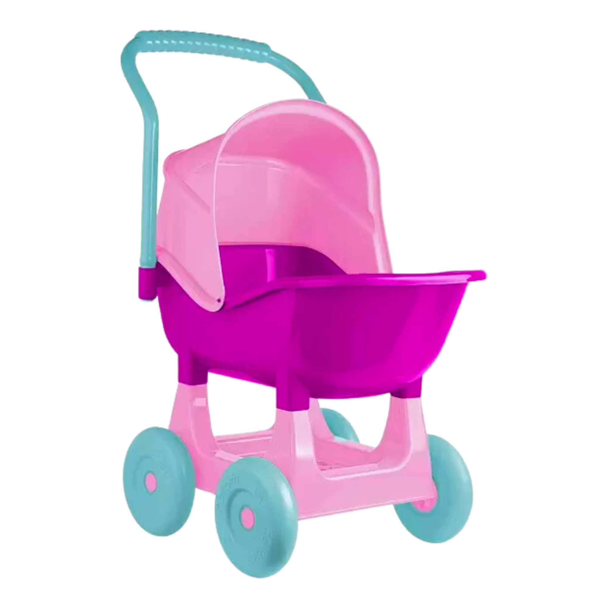 COMP Kit Boneca Cry Babies Loving Care Fitsy Dreamy + Carrinho de Passeio Cry Babies 64cm