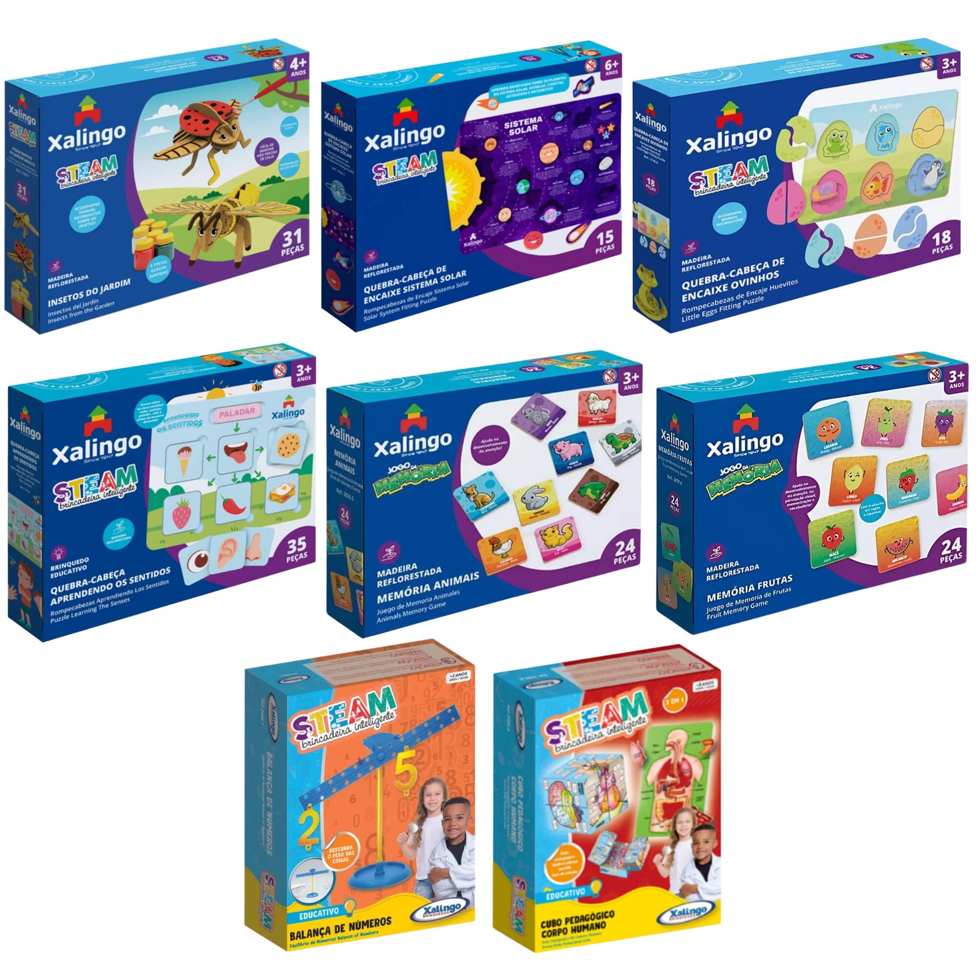 VAR Jogos Educativos Xalingo – Diversão que Ensina! (Escolha o Modelo)