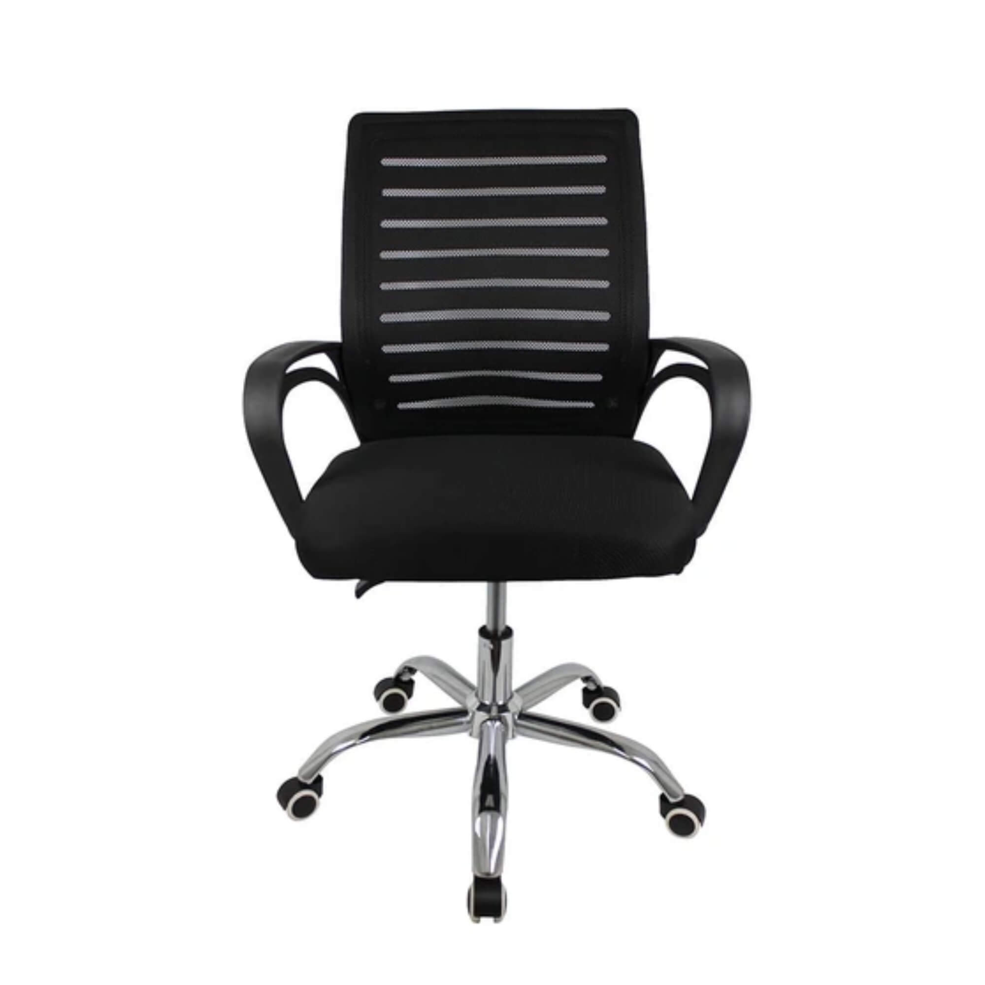 Cadeira Escritório Giratória Office Zebrada Estofado Mesh Conthey Evolux - N2232349